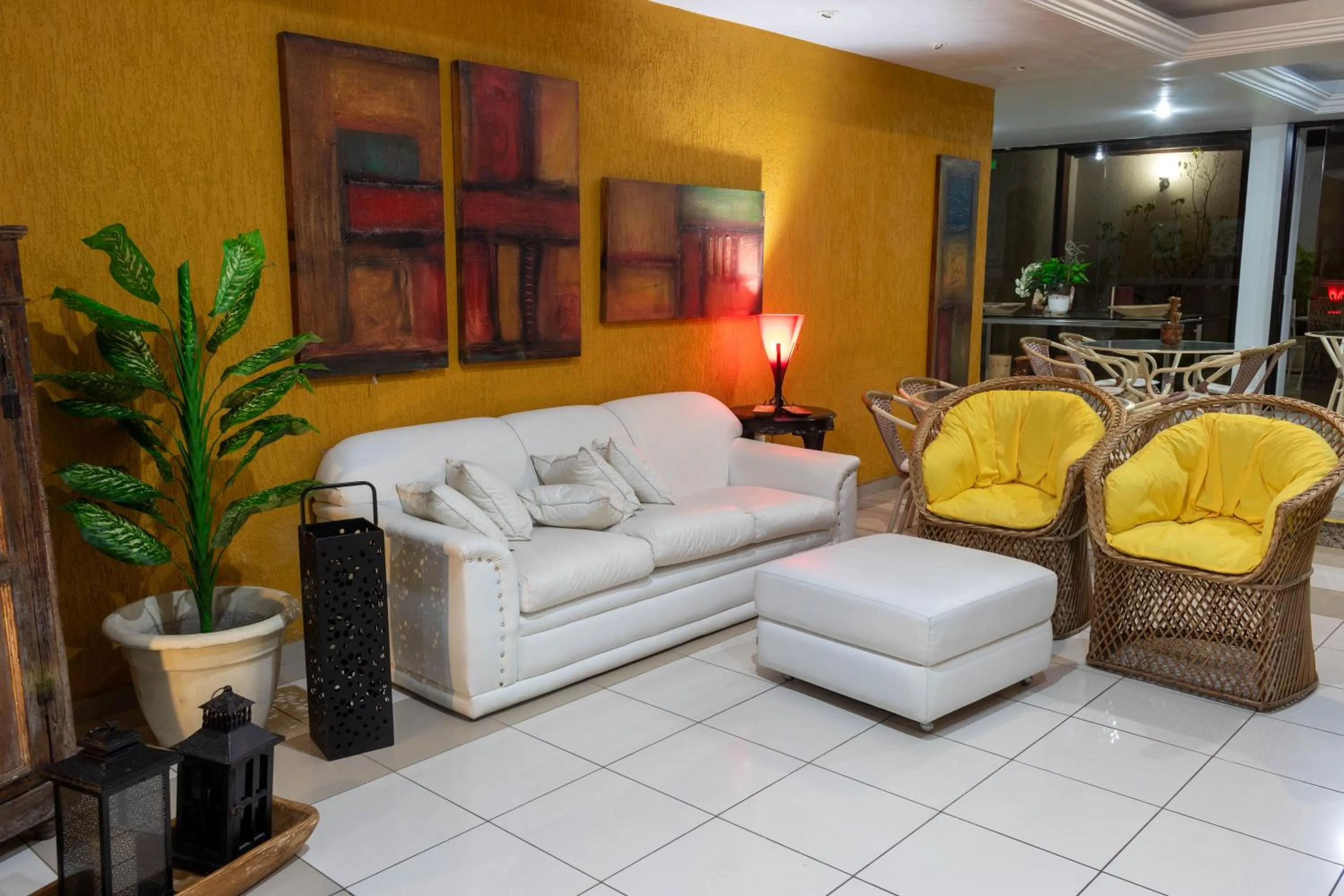 Seating area in Pousada Boulevard