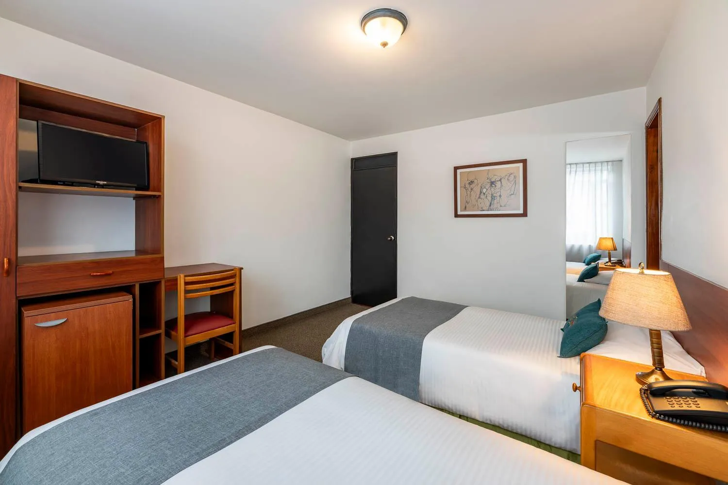 Property building, Bed in Hotel El Campin