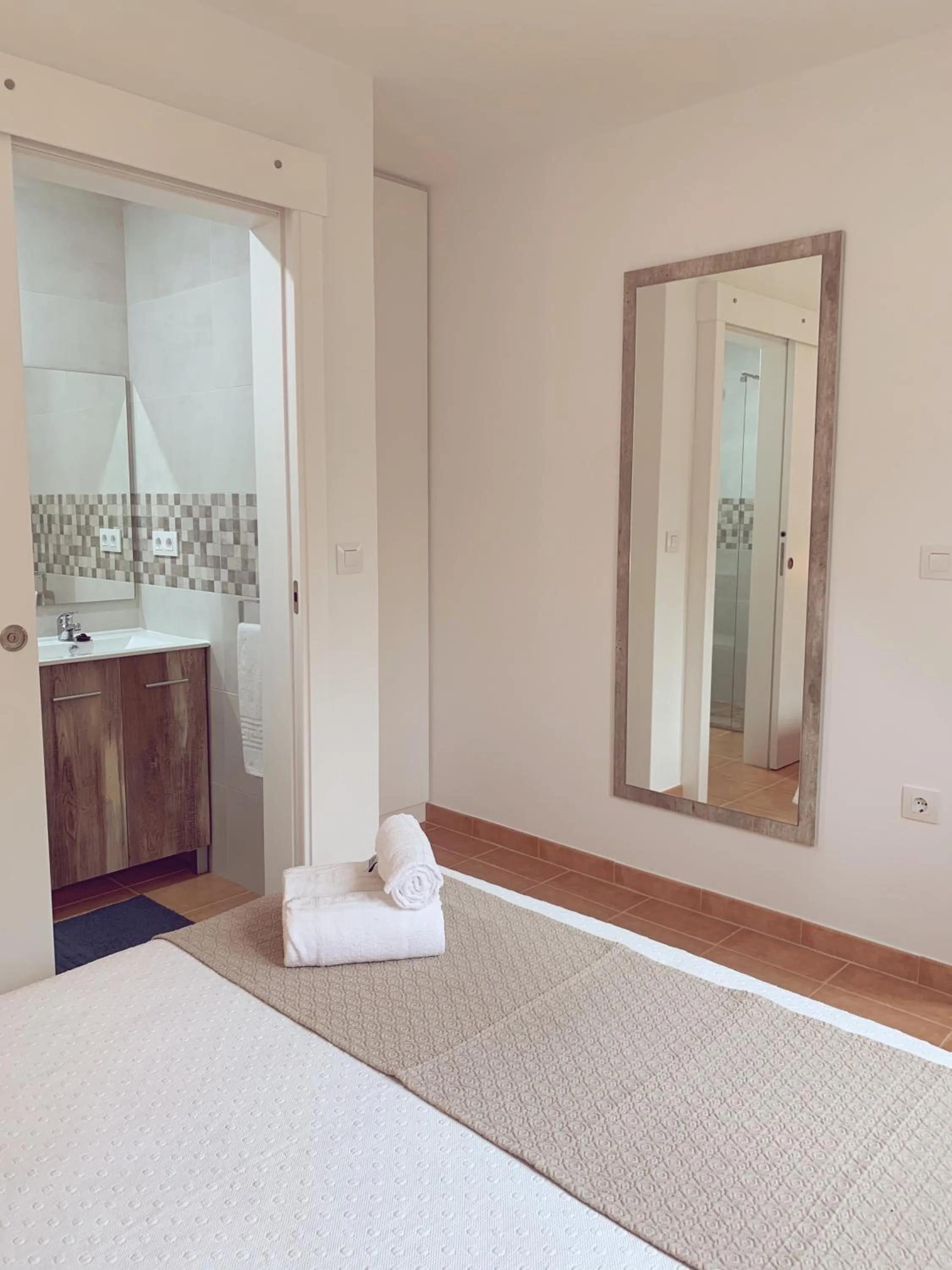 Bed in Pensión San Antón