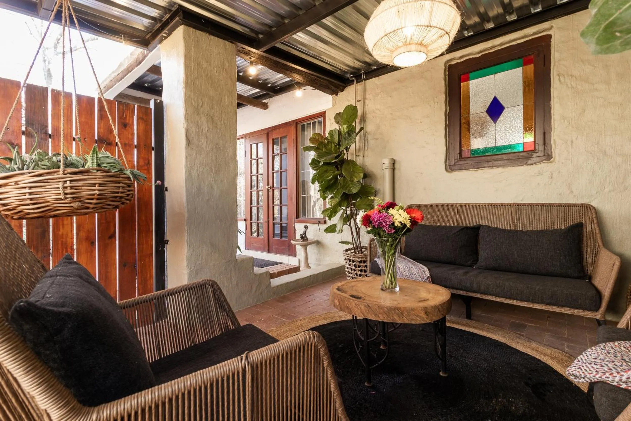 Seating area in Bly B&B