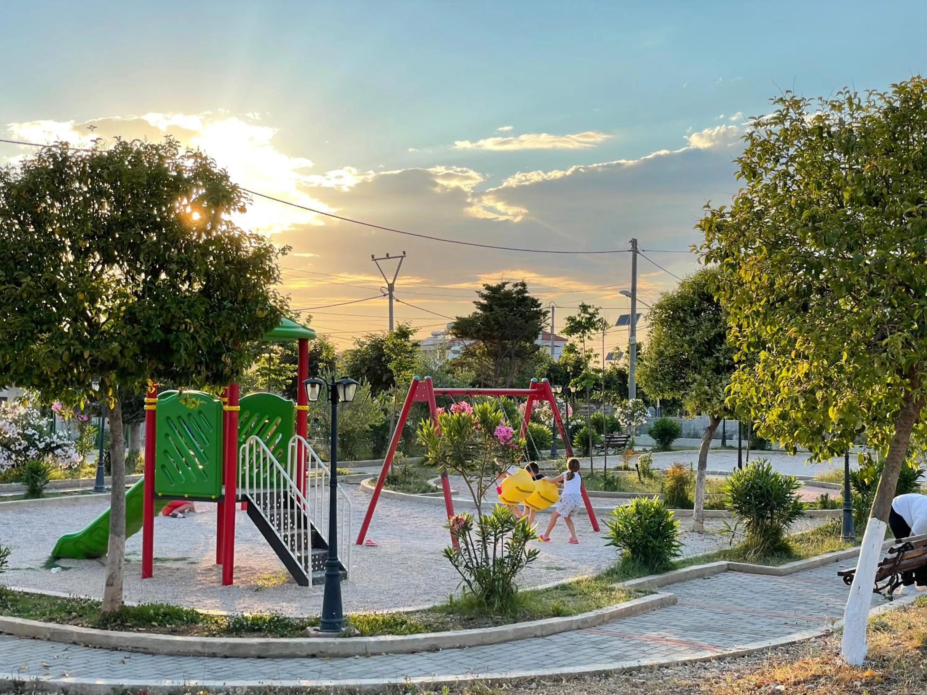 Children play ground in Villa Denis Ksamil