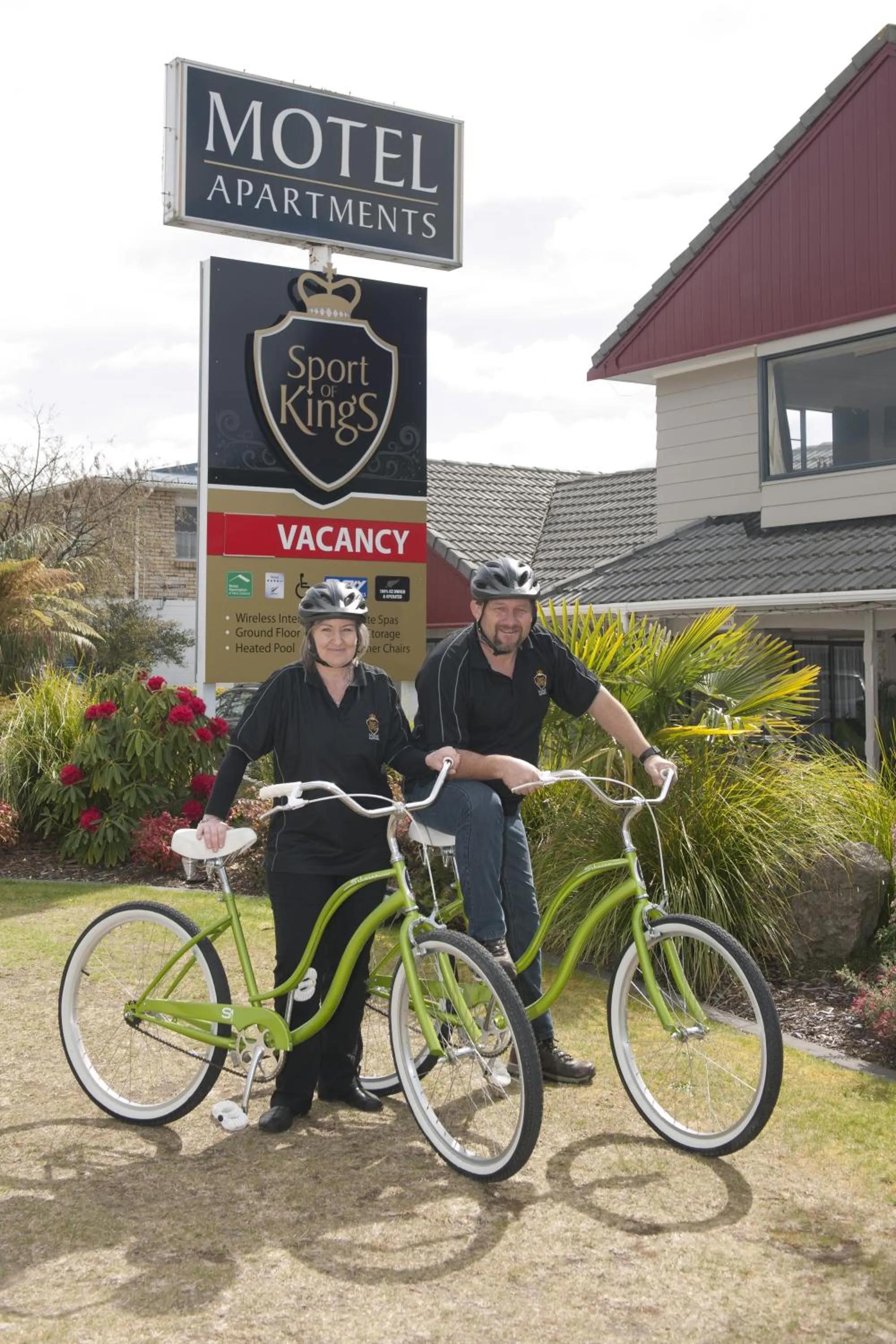 Cycling in Sport Of Kings Motel
