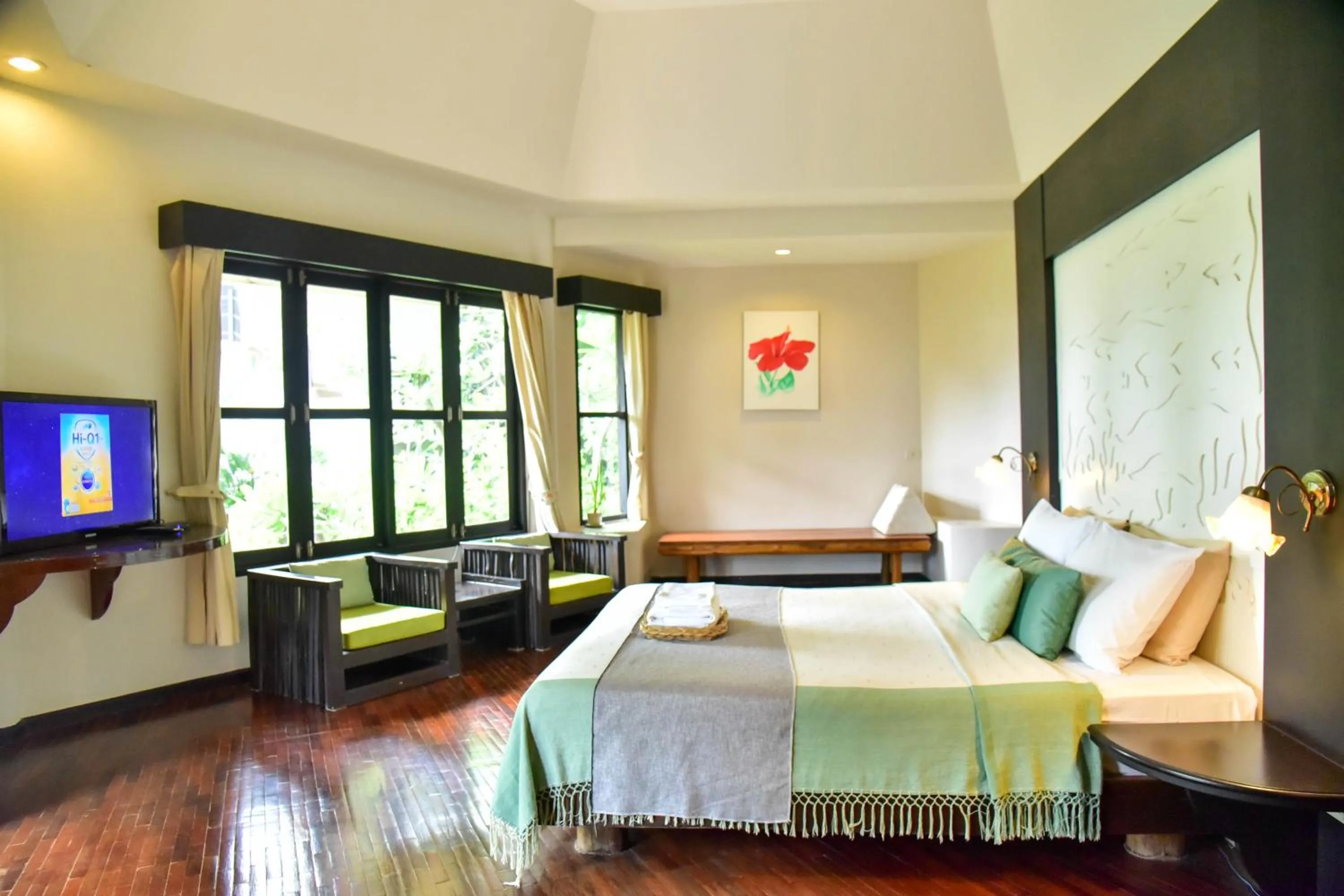 Bedroom, Bed in Tanaosri Resort Pranburi