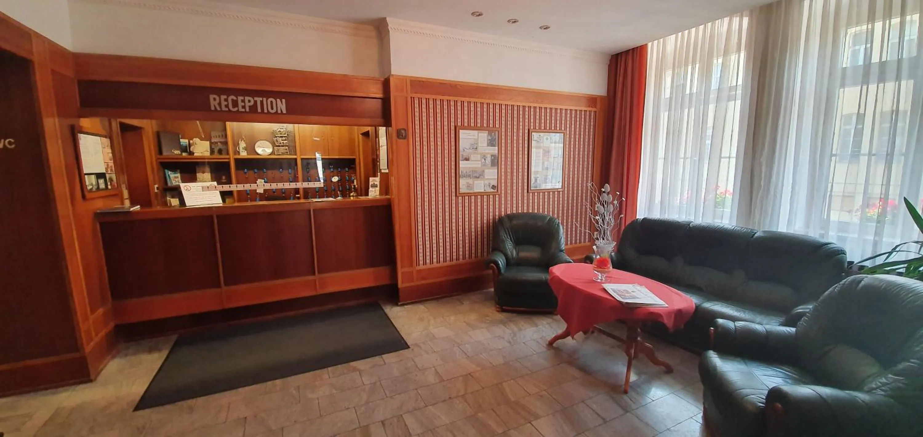 Lobby or reception in Hotel "Stadt Köthen"