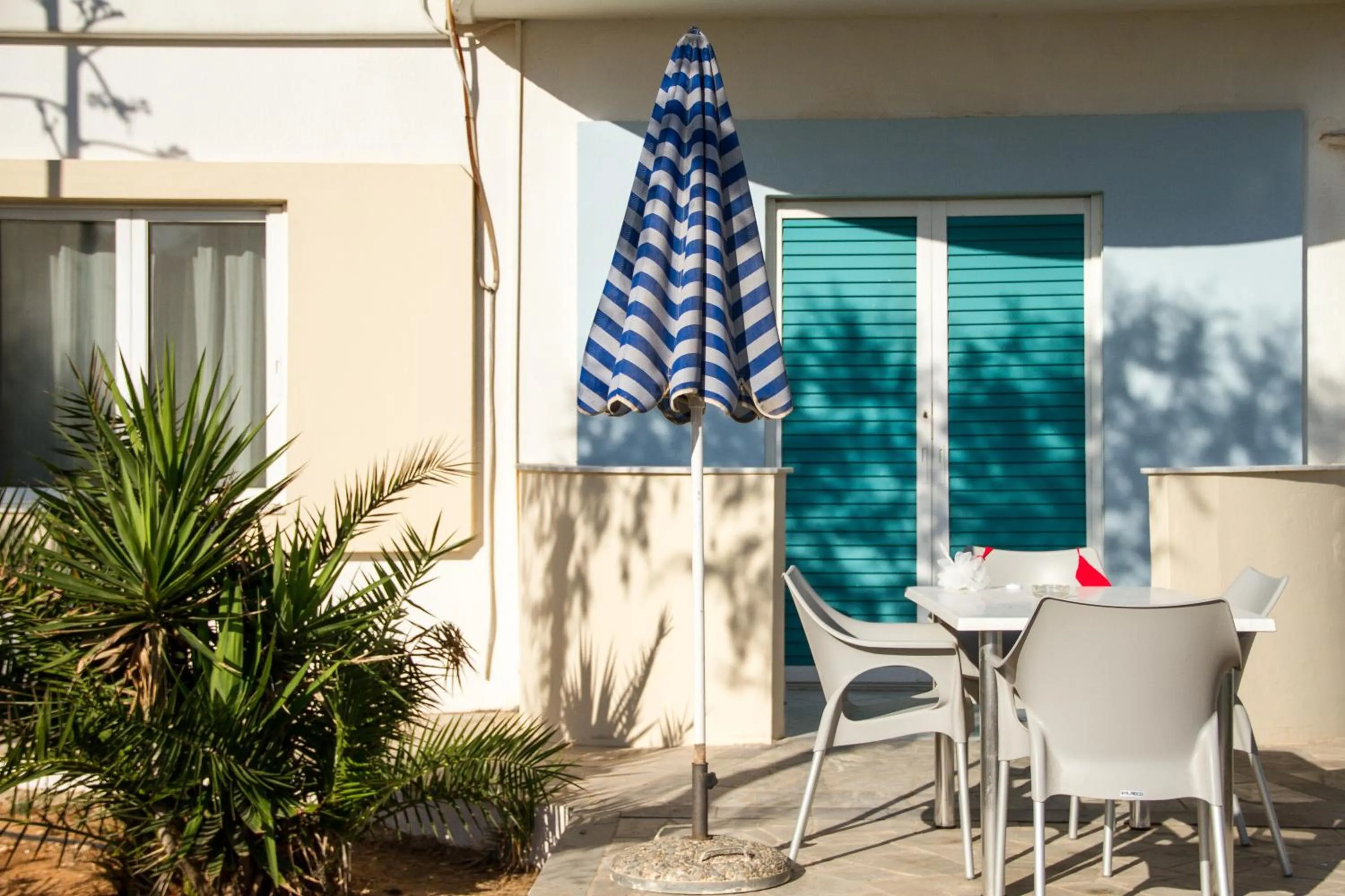 Patio in Blue Beach Villas Apartments