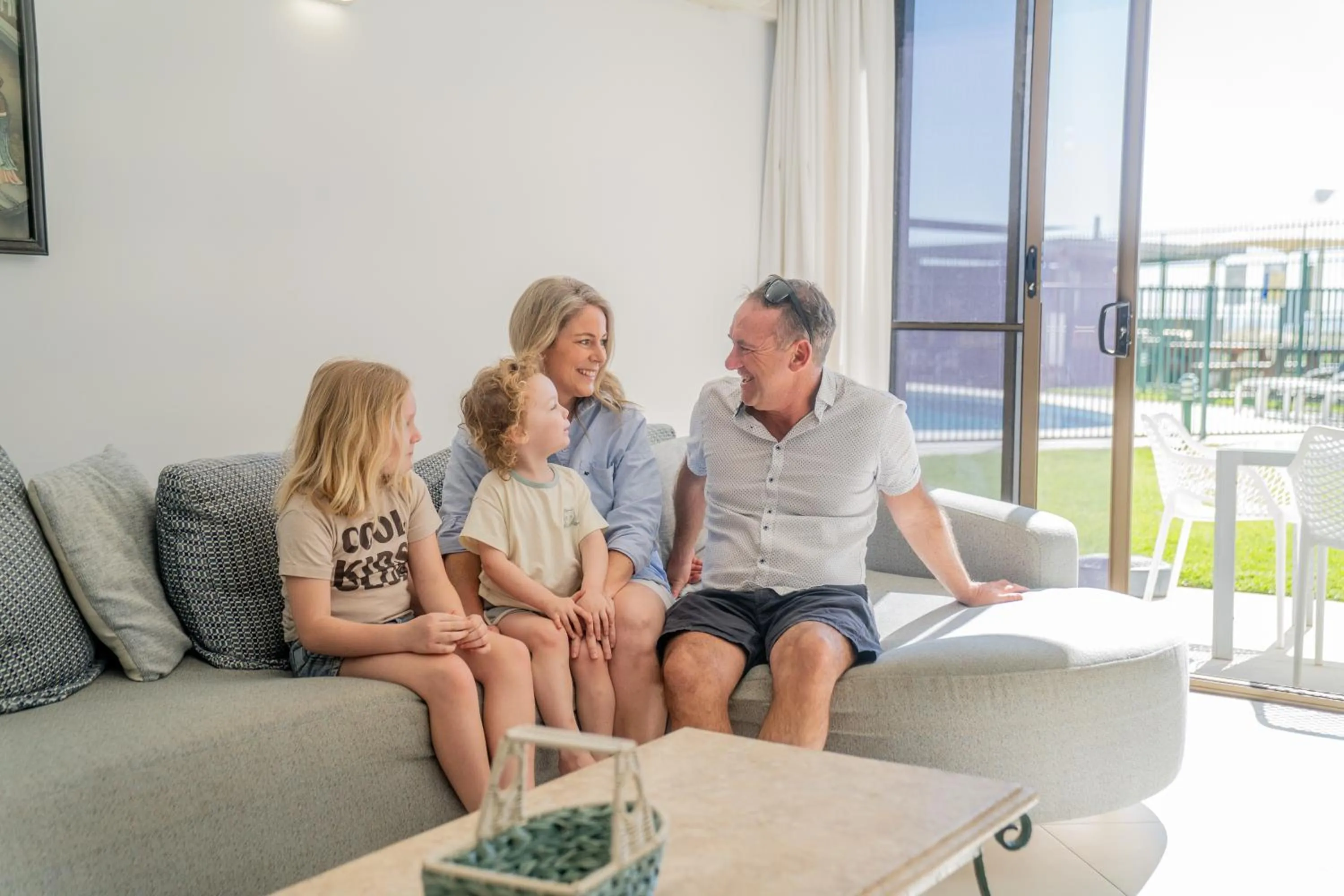 Living room in The Breakers
