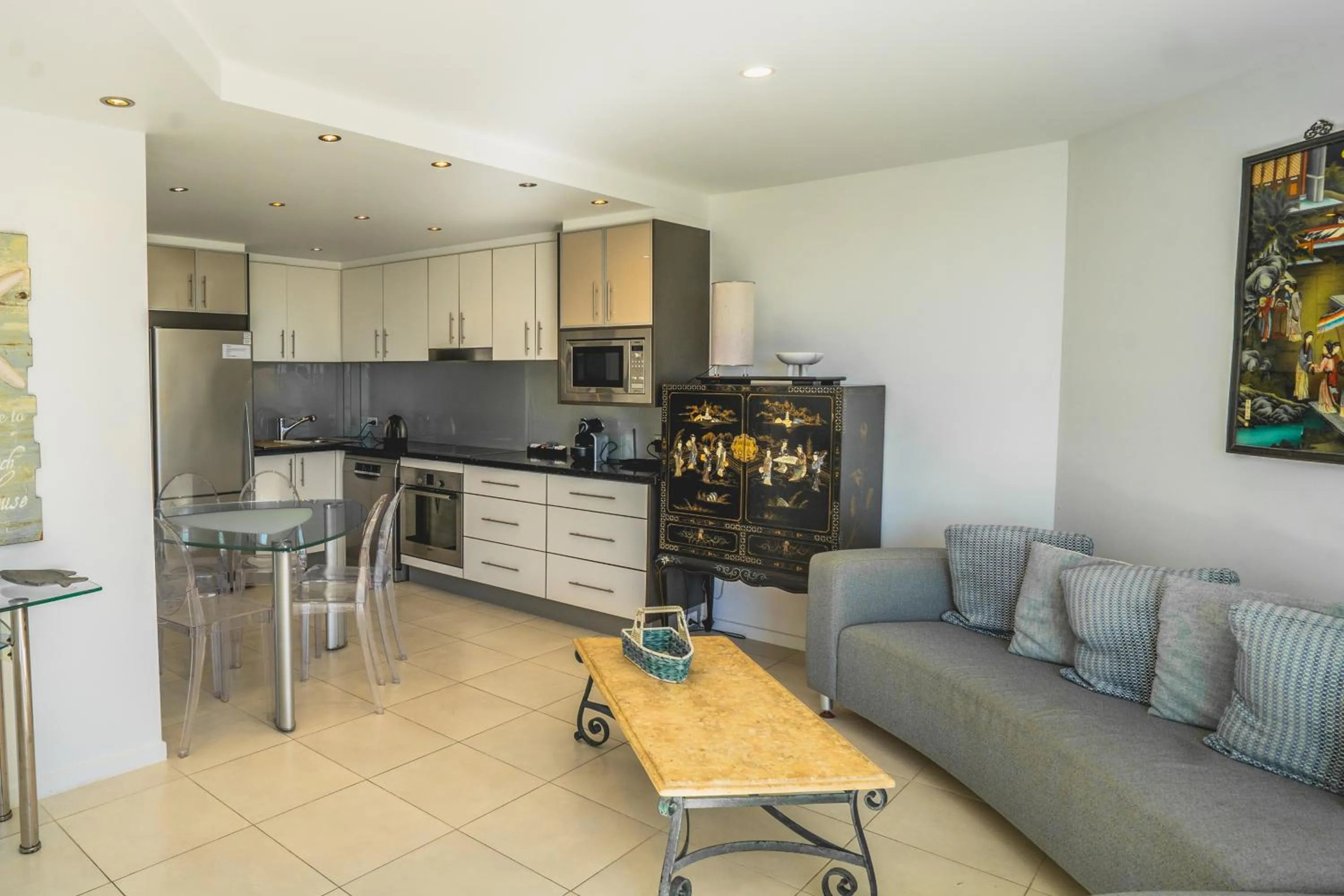 Living room in The Breakers