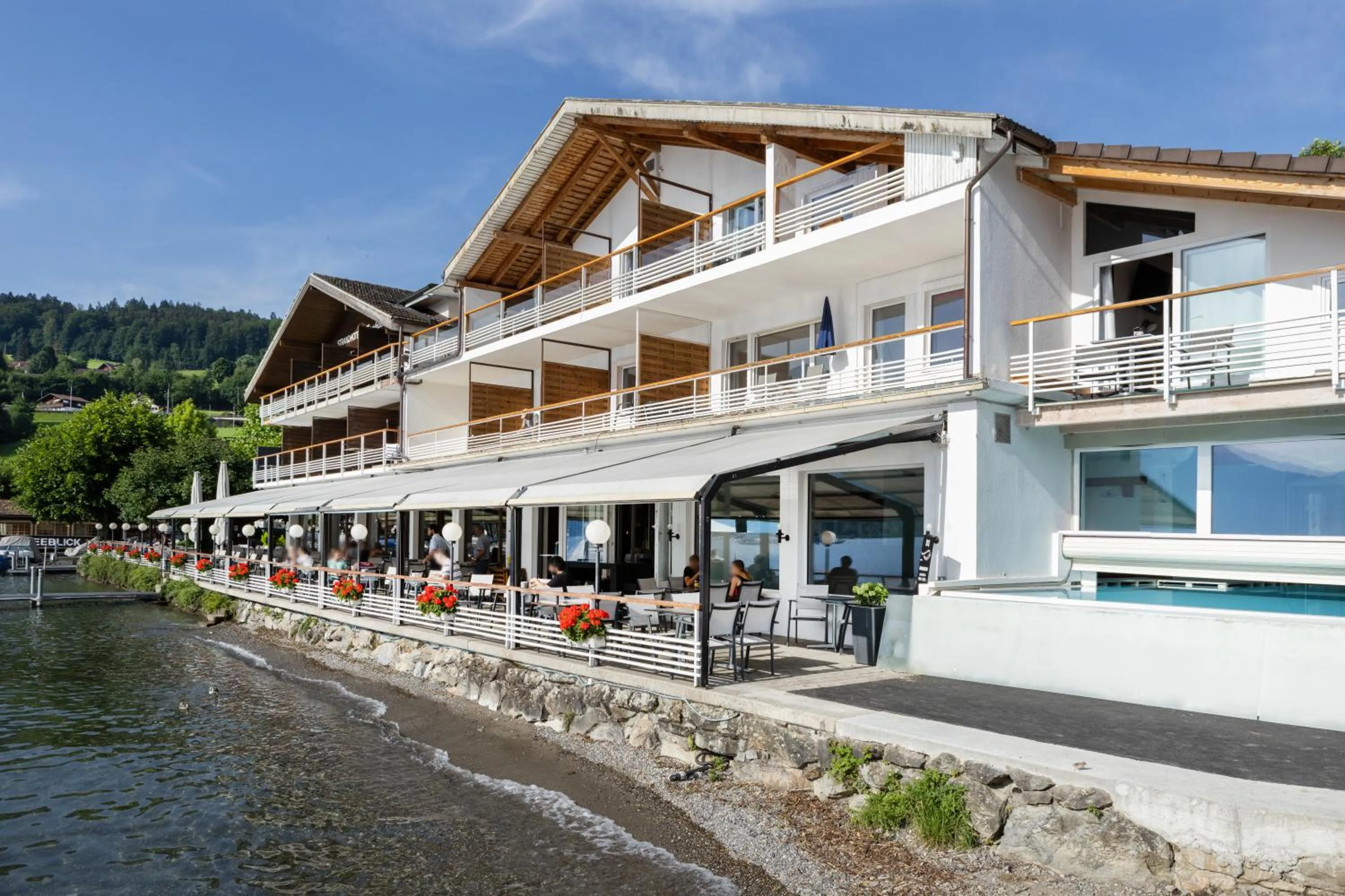 Restaurant/places to eat in Strandhotel Seeblick