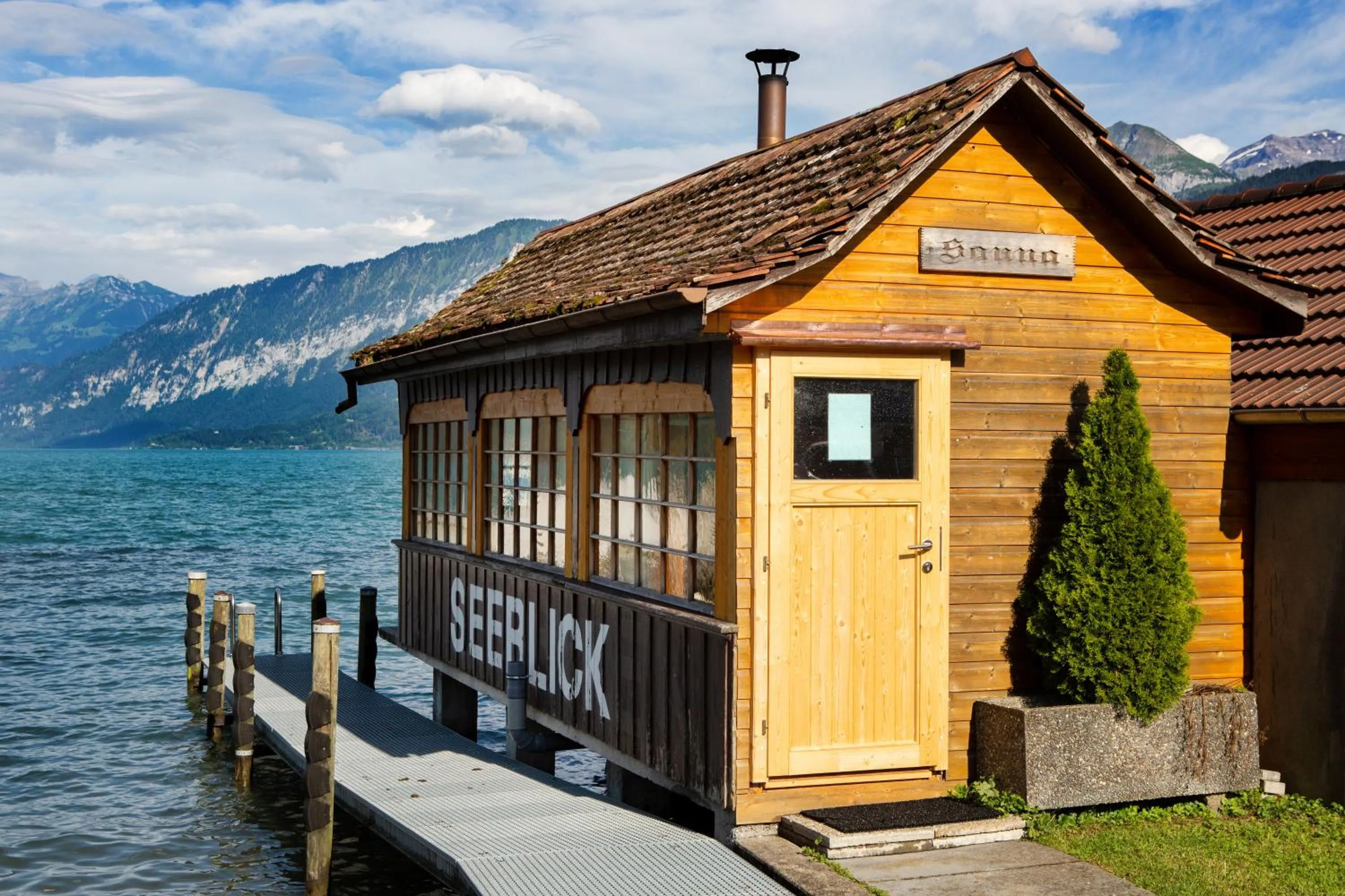 Sauna in Strandhotel Seeblick