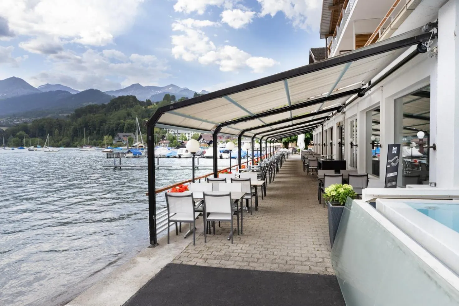 Restaurant/places to eat in Strandhotel Seeblick