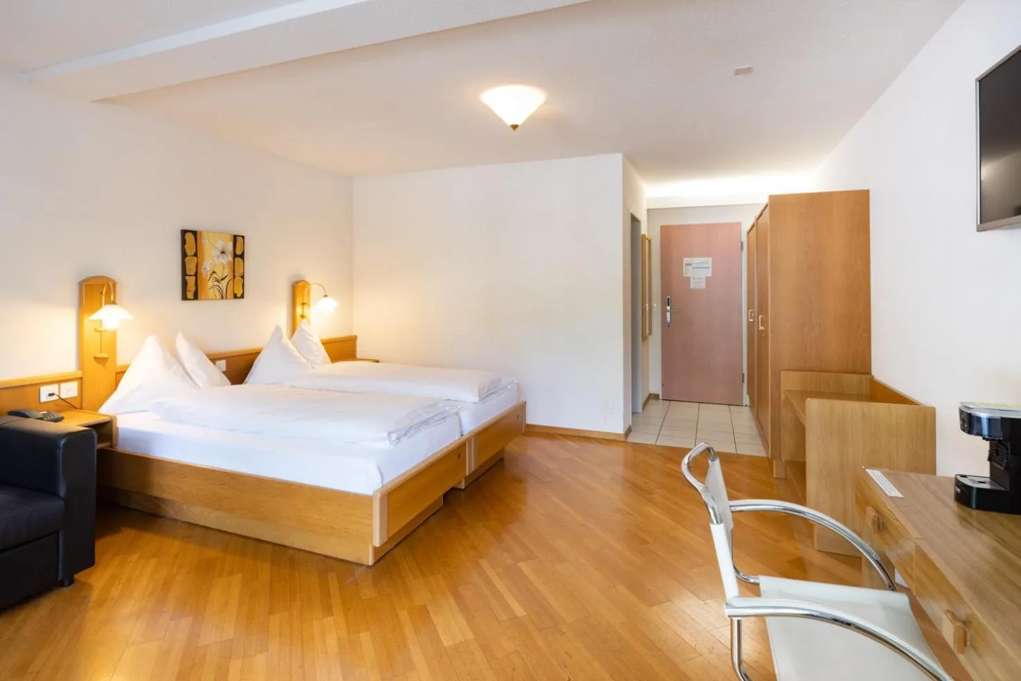 Bed in Strandhotel Seeblick