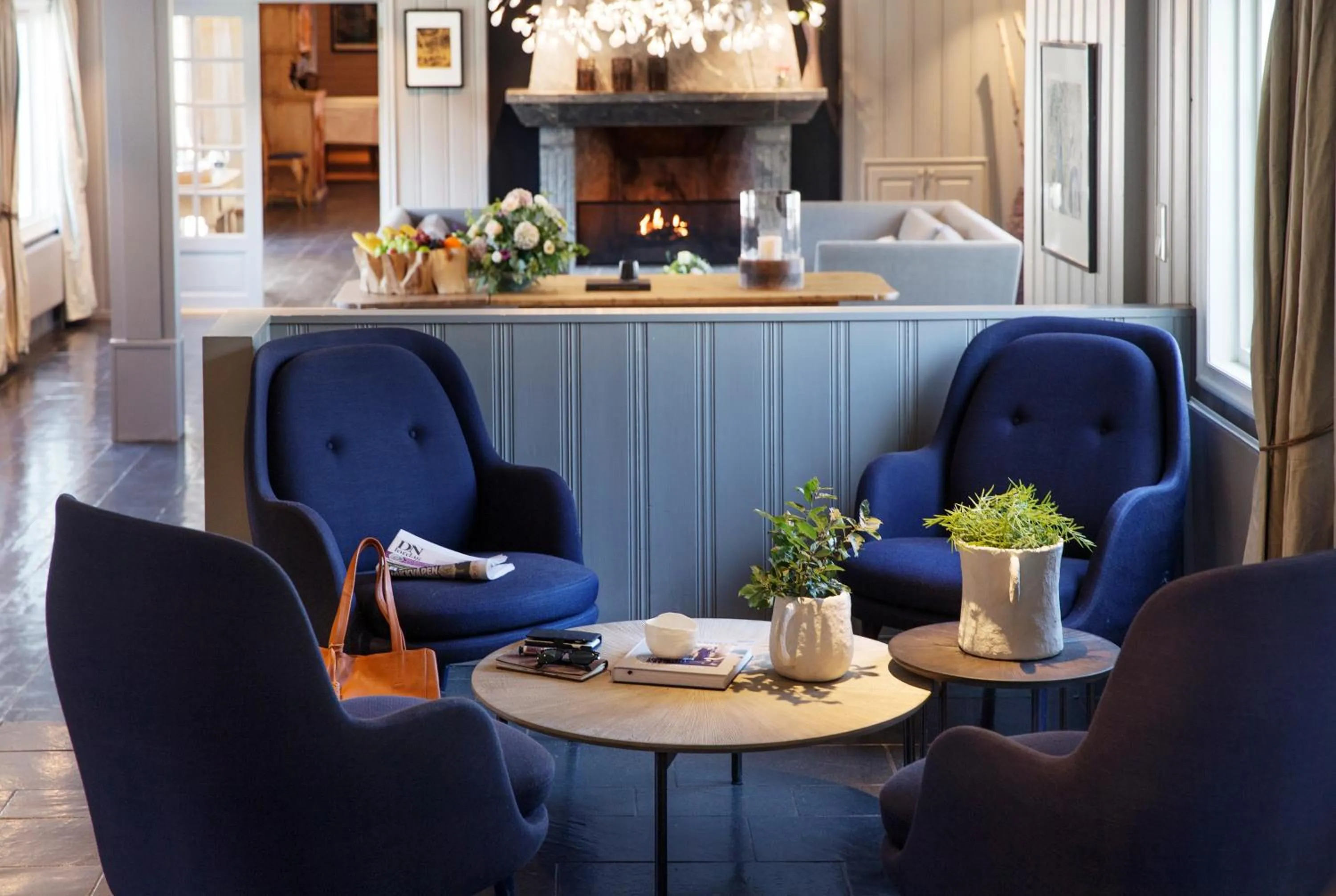 Living room in Lysebu Hotel