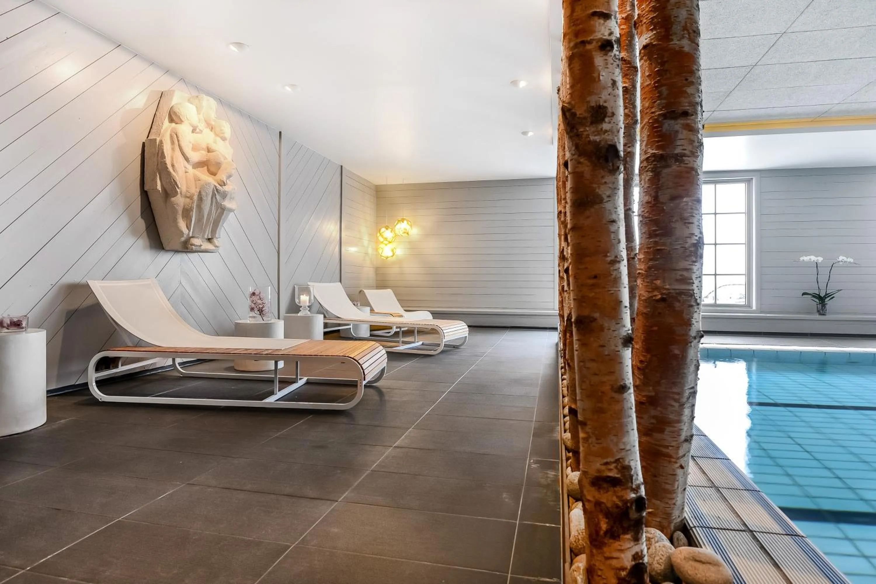 Swimming pool in Lysebu Hotel