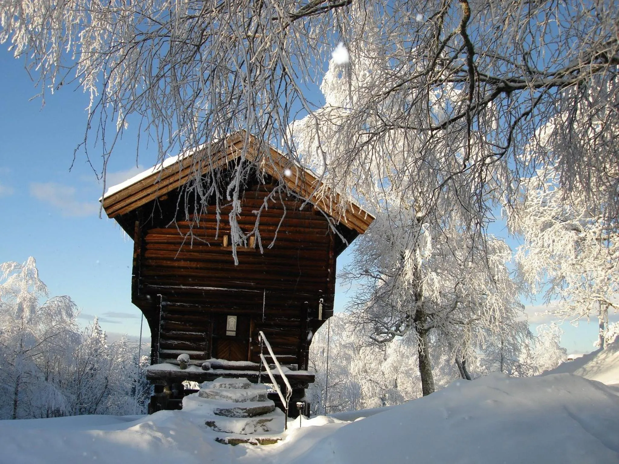 Facade/entrance in Lysebu Hotel