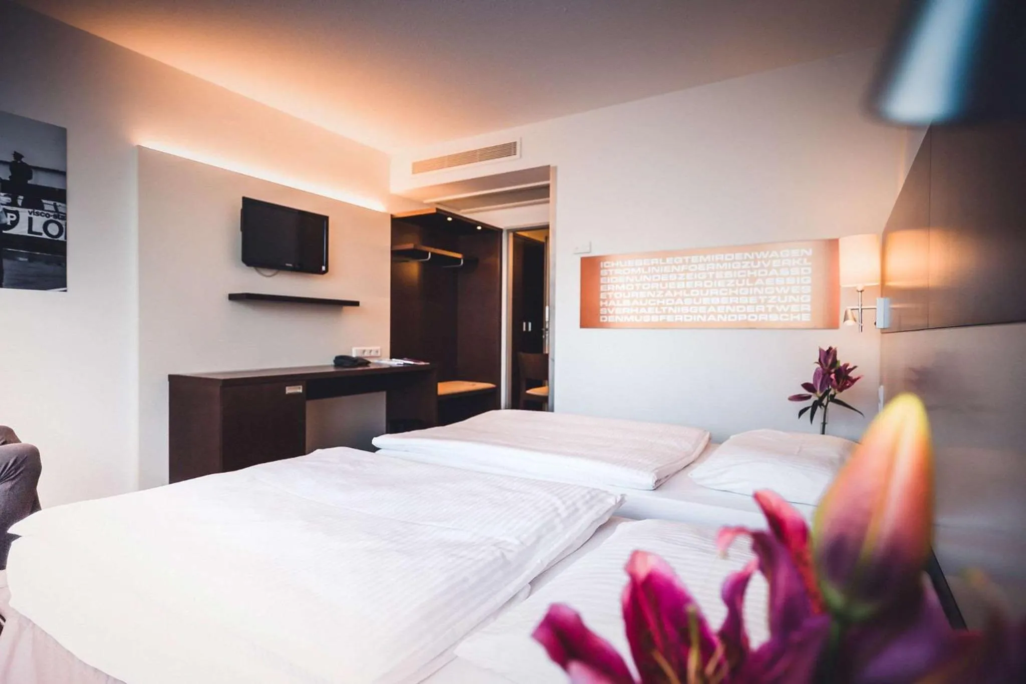 Bedroom, Bed in elaya hotel stuttgart ludwigsburg ehemals Abacco by Rilano