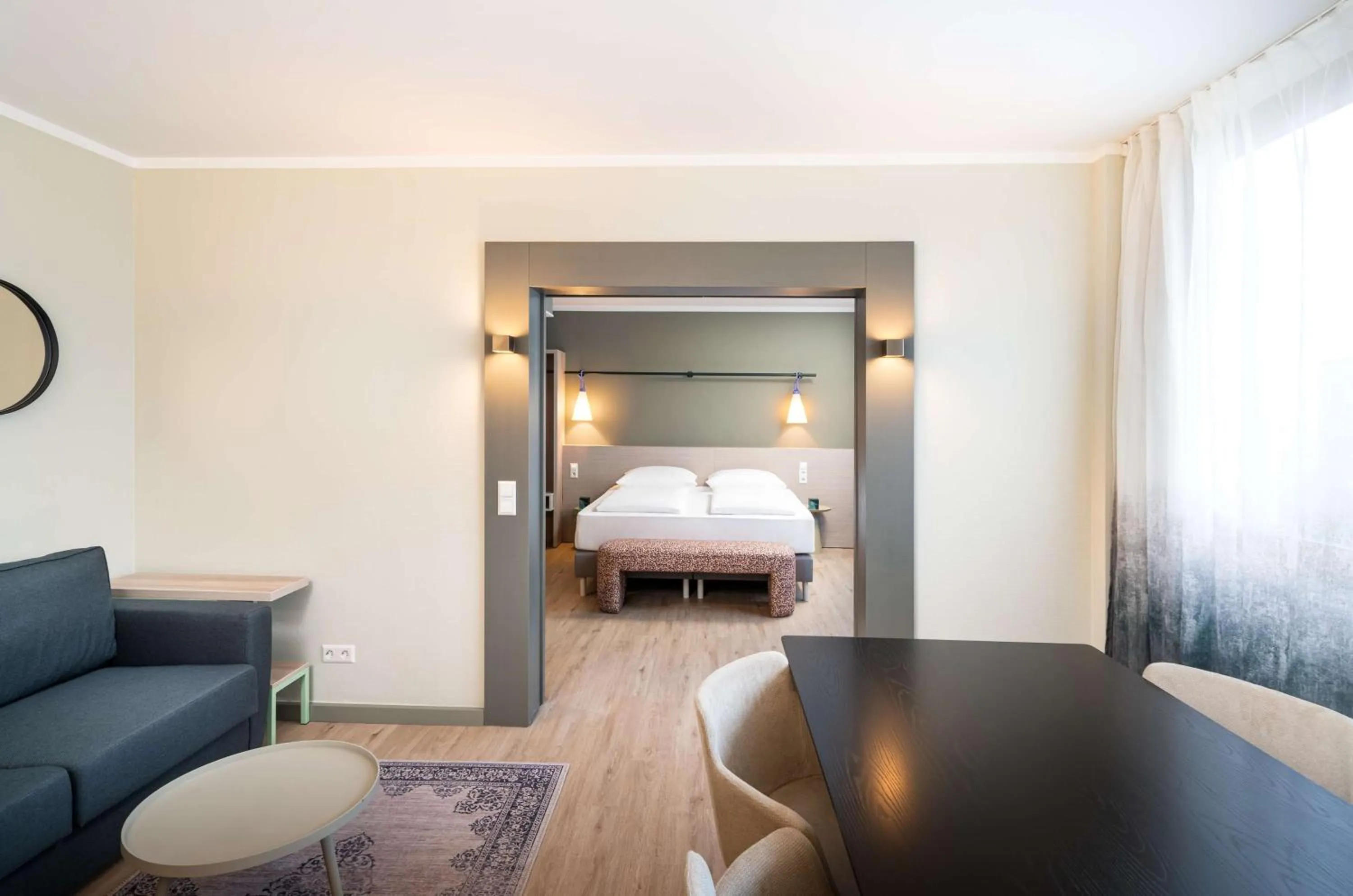 Photo of the whole room, Bed in elaya hotel stuttgart ludwigsburg ehemals Abacco by Rilano