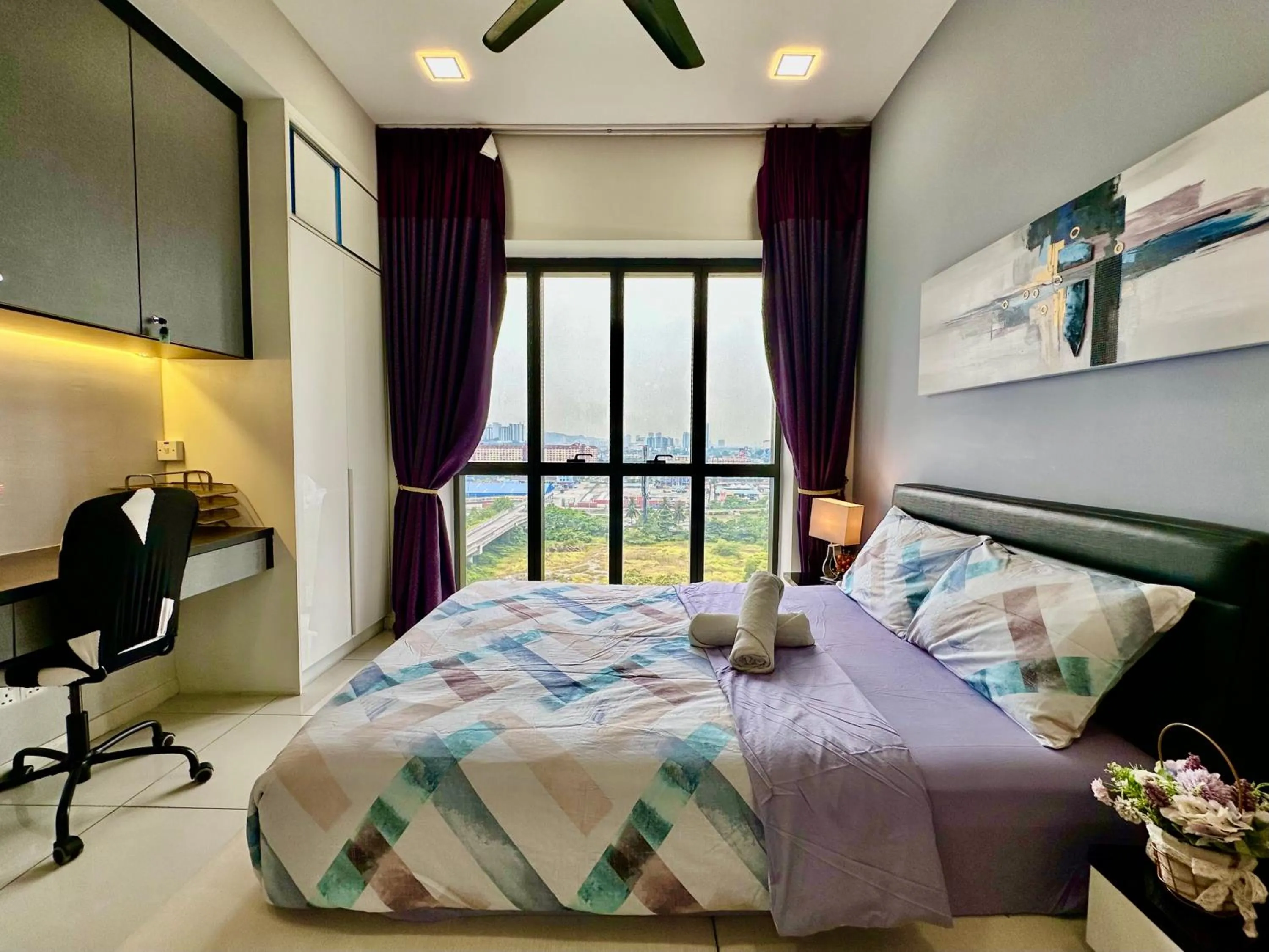 Bed in Takuro Homestay