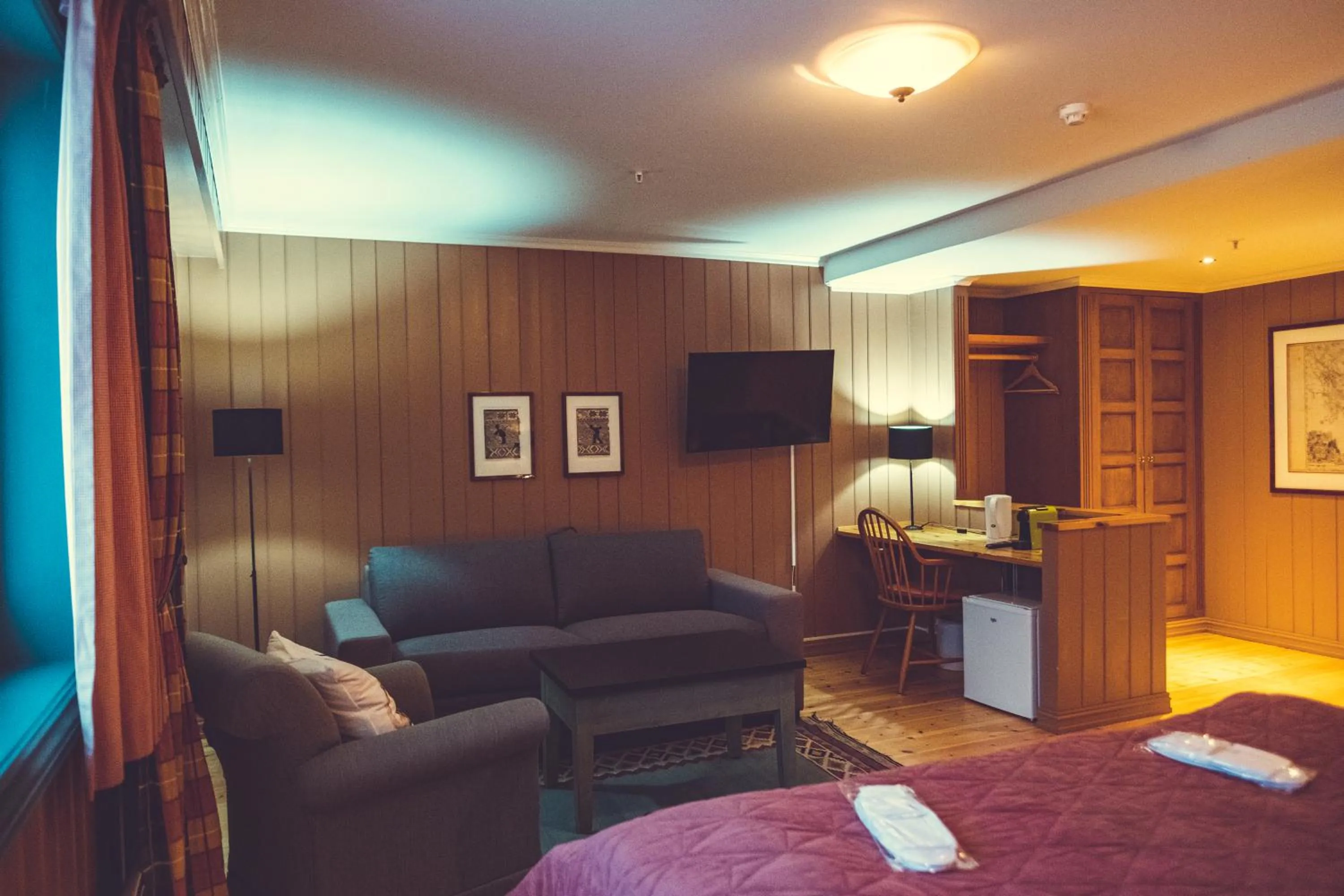 Bed in Gudbrandsgard Hotel