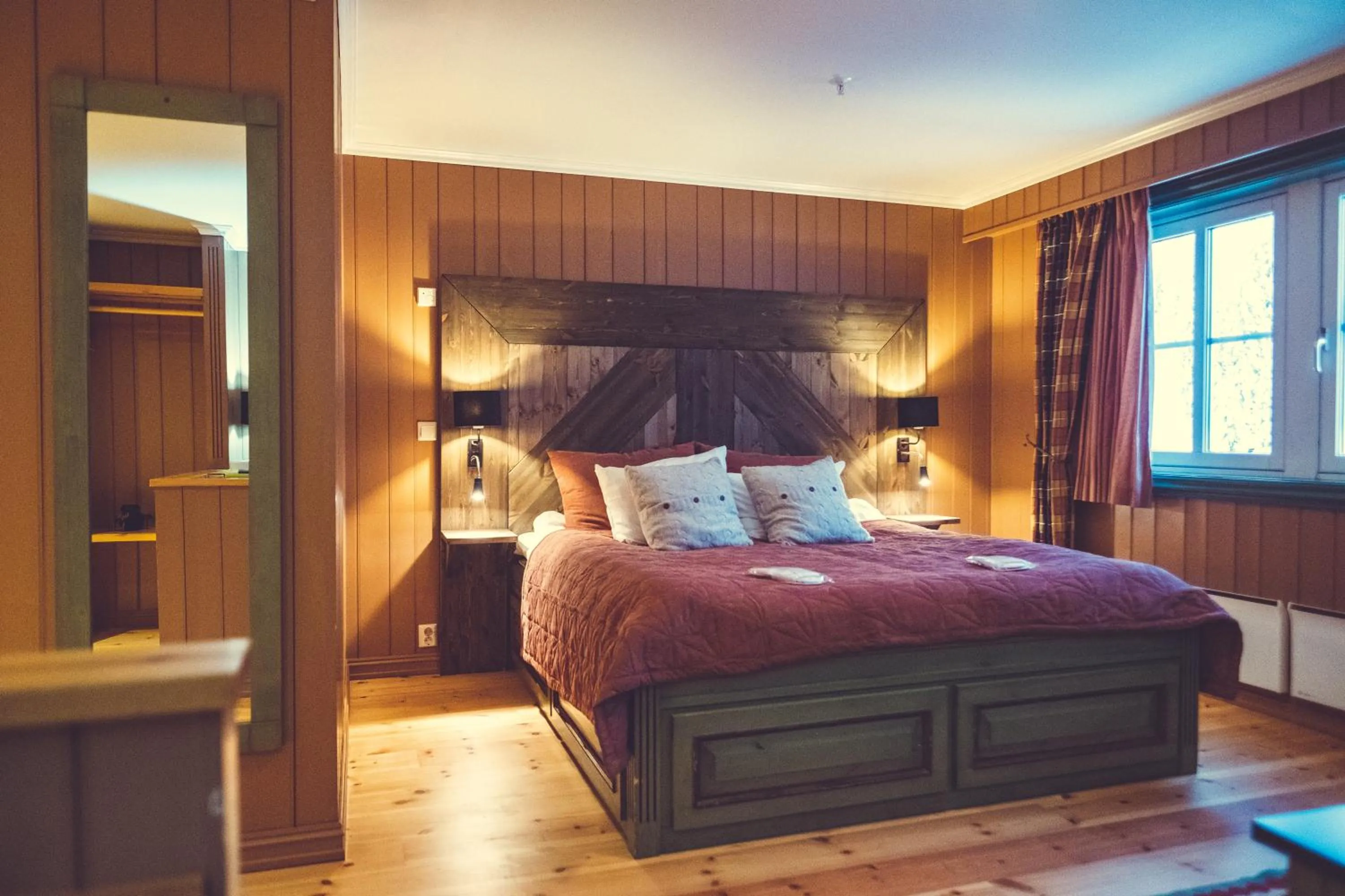 Bed in Gudbrandsgard Hotel