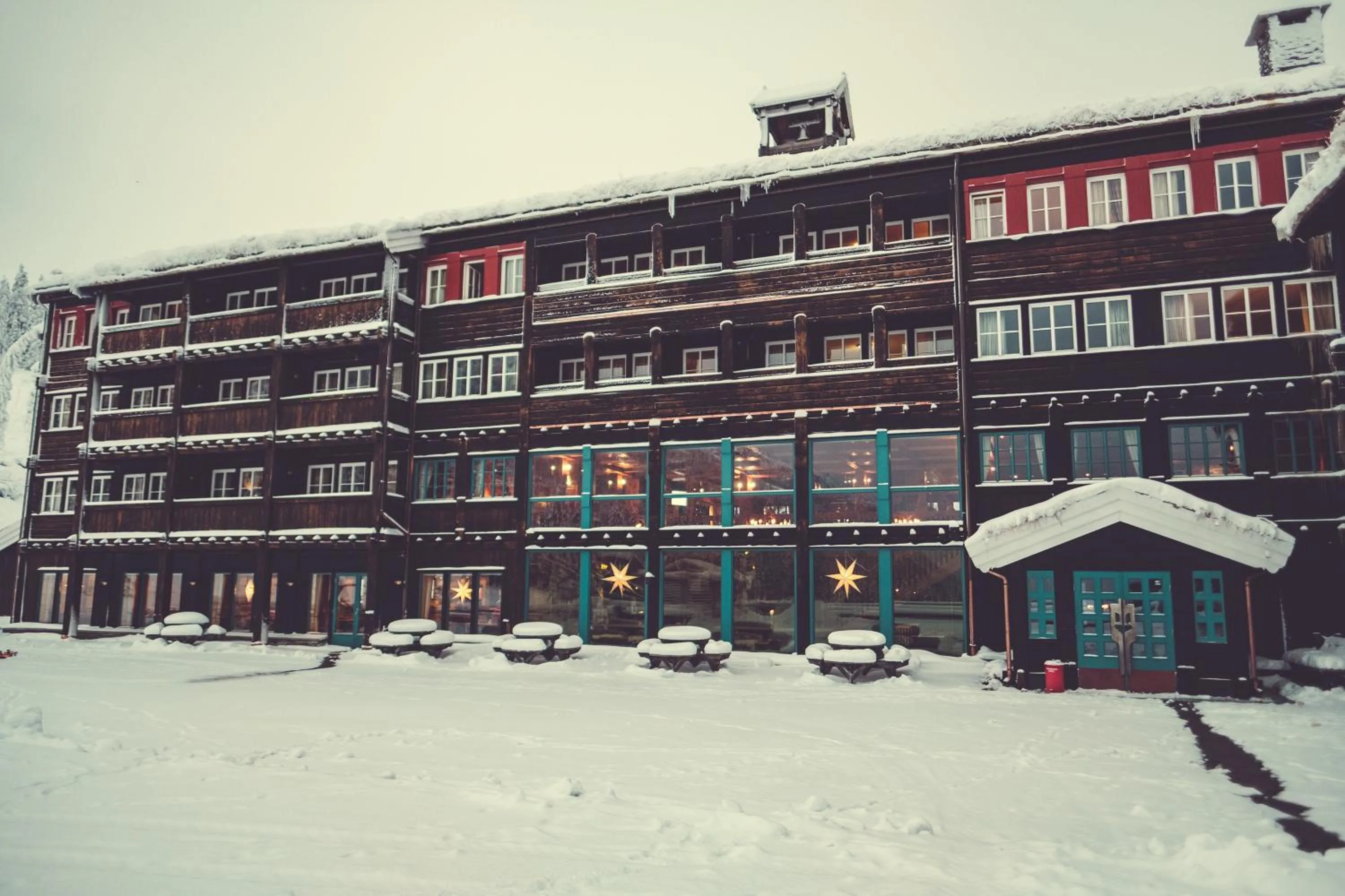 Property building in Gudbrandsgard Hotel