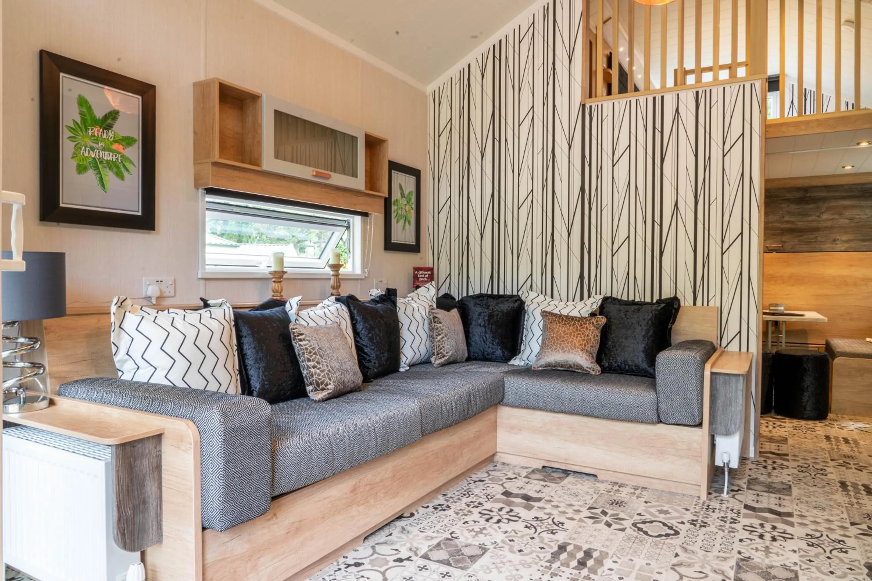 Living room in Waterfoot Park