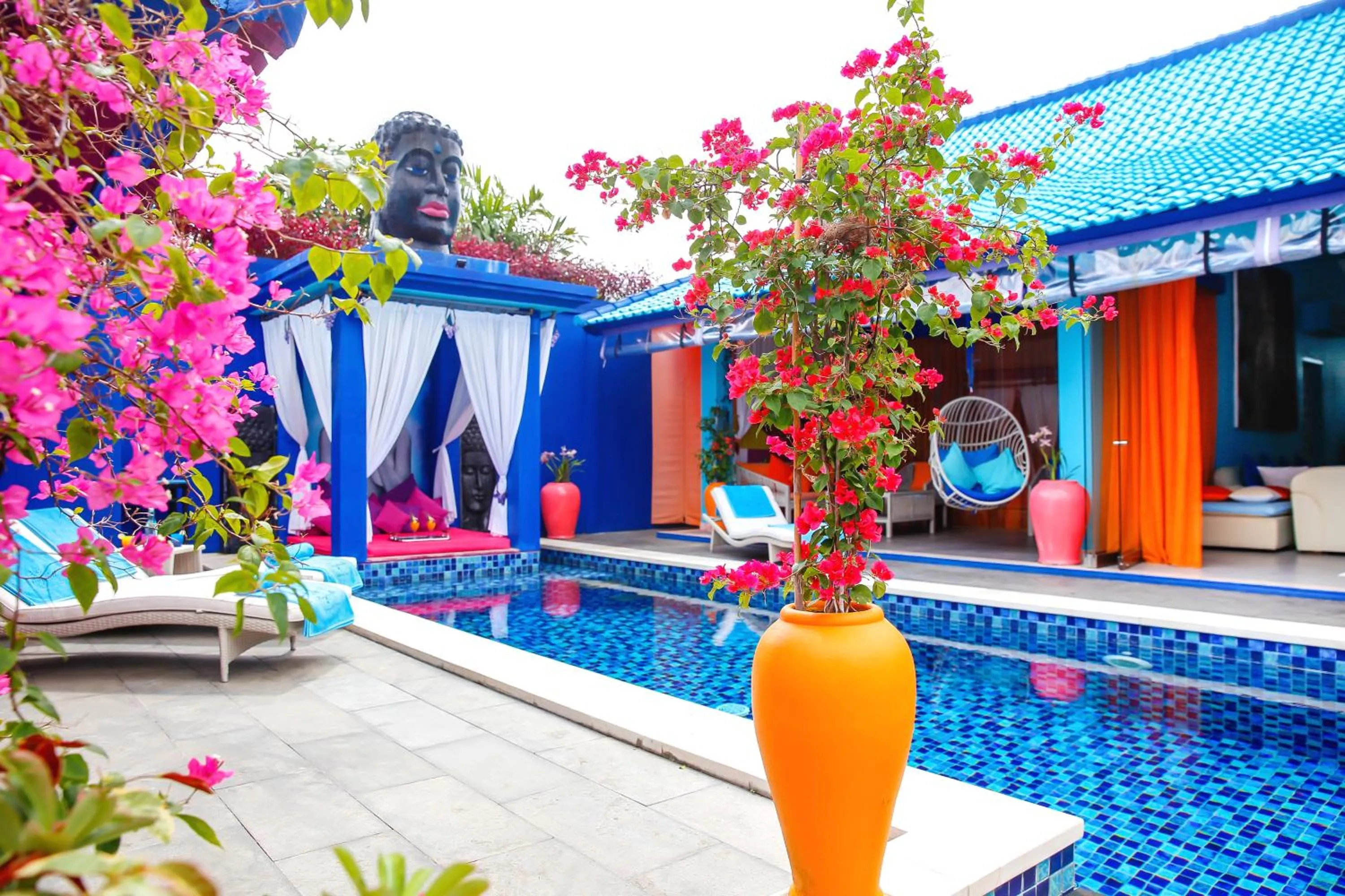 Patio in Villa Majorelle Bali