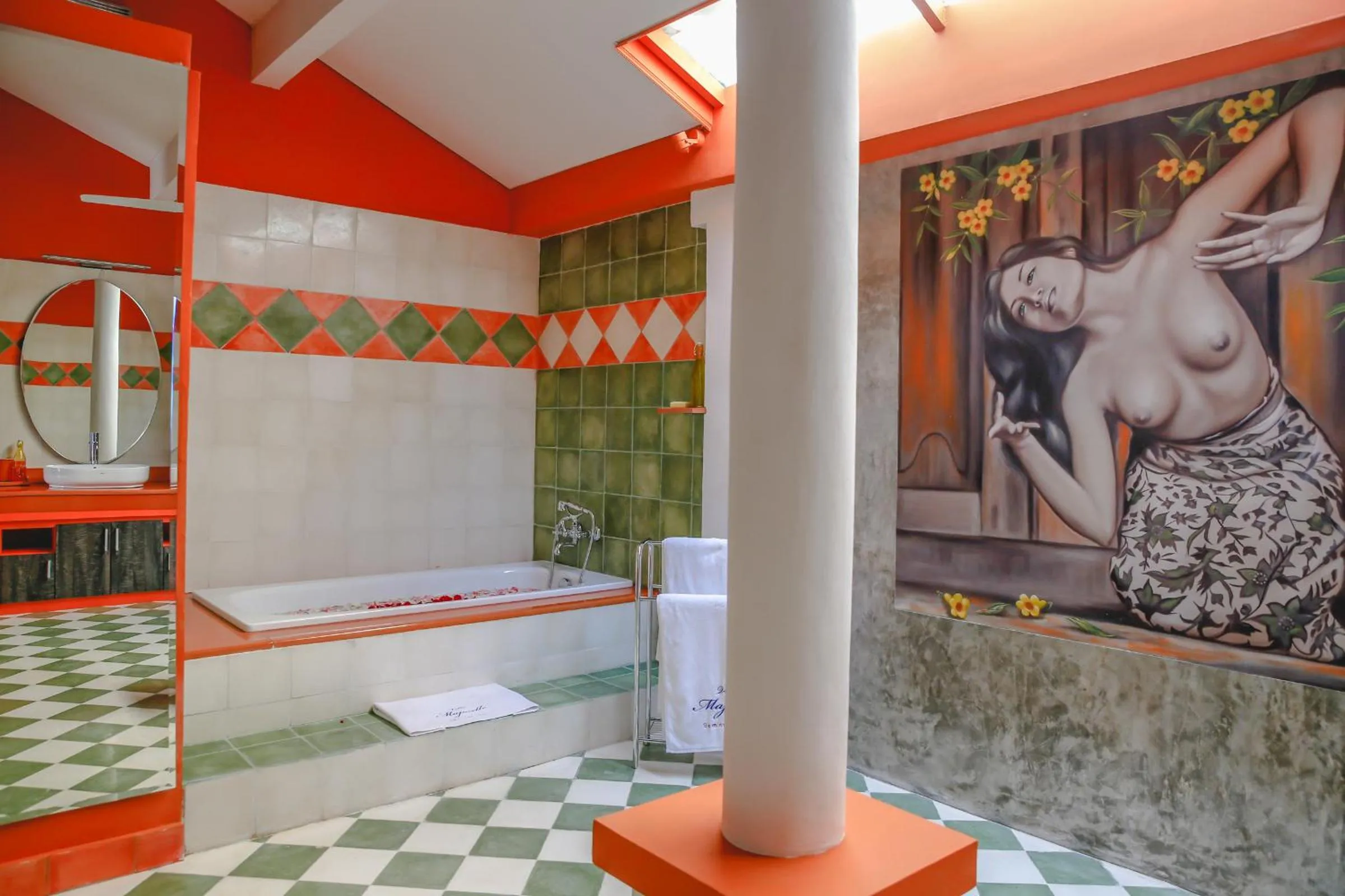 Shower in Villa Majorelle Bali