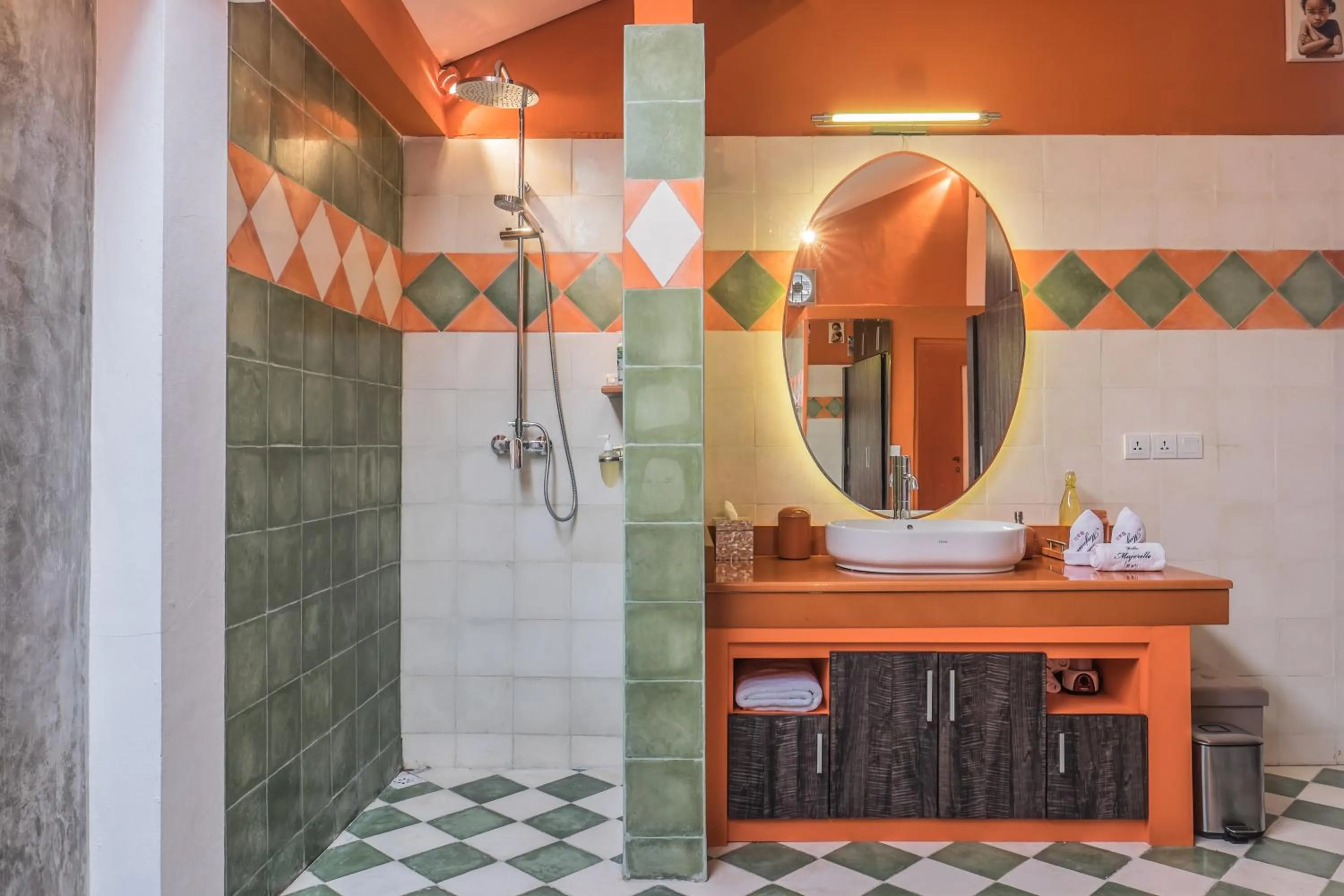 Shower in Villa Majorelle Bali