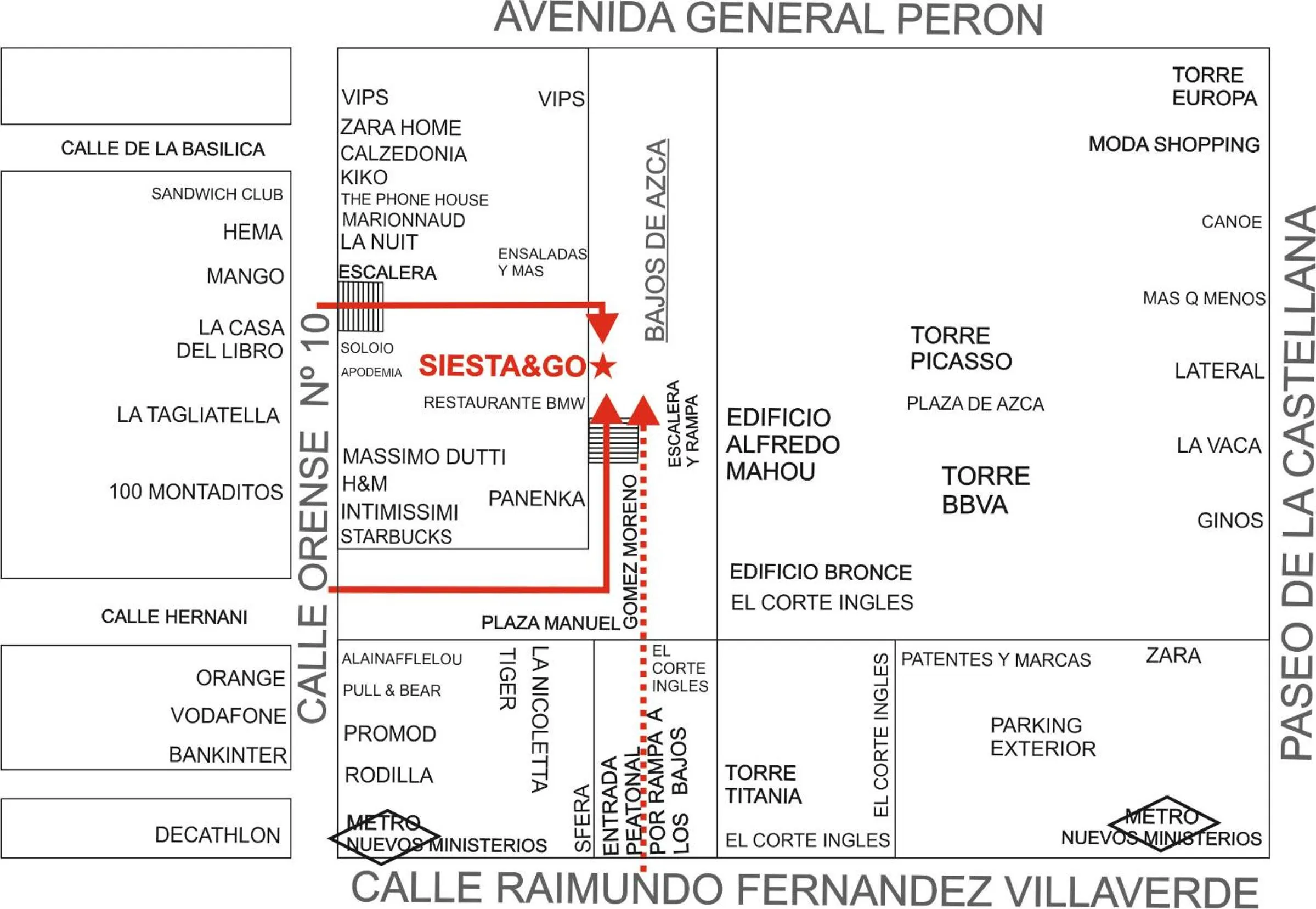 Off site in Hostal Siesta & Go Nuevos Ministerios