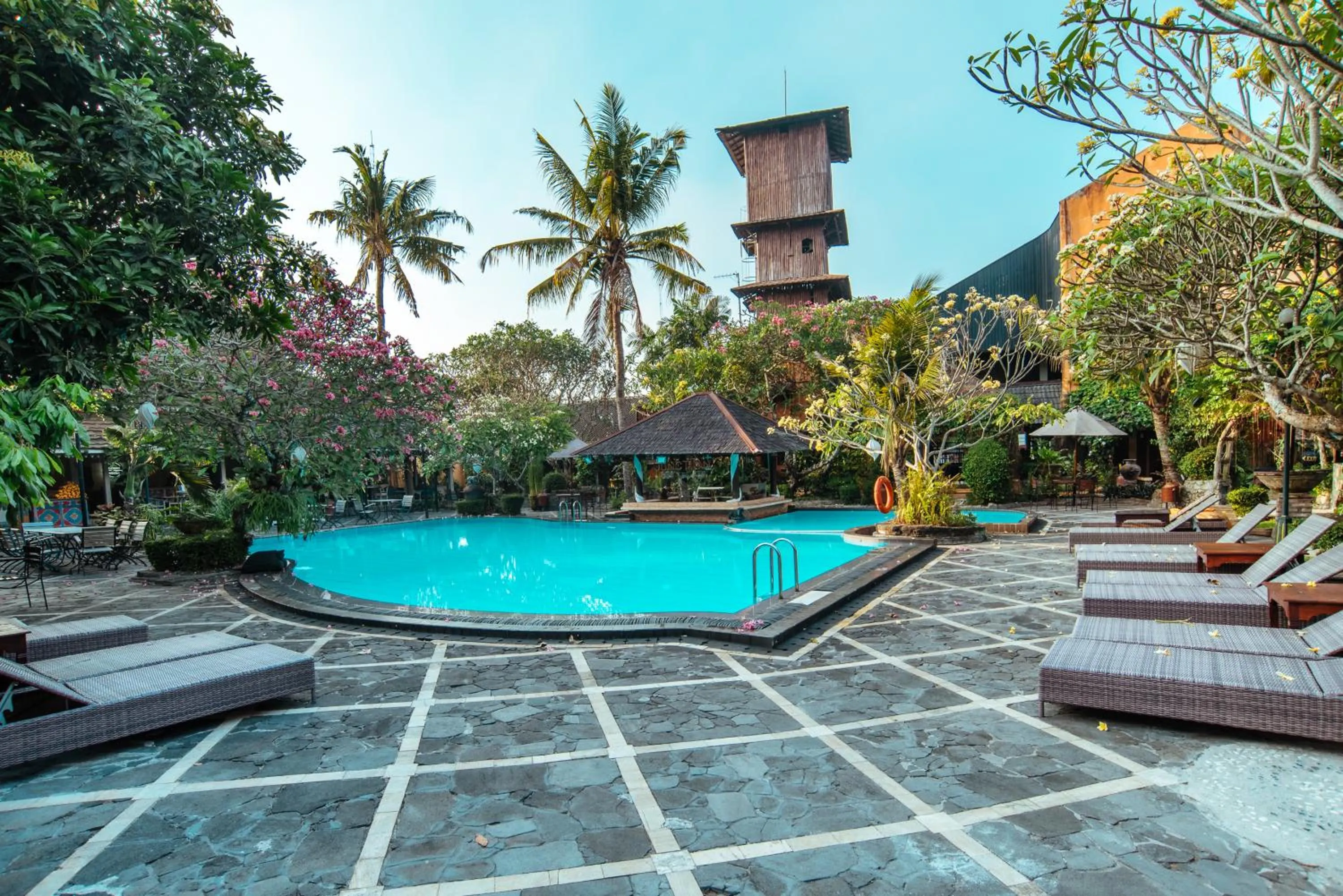 Pool view in Jogja Village