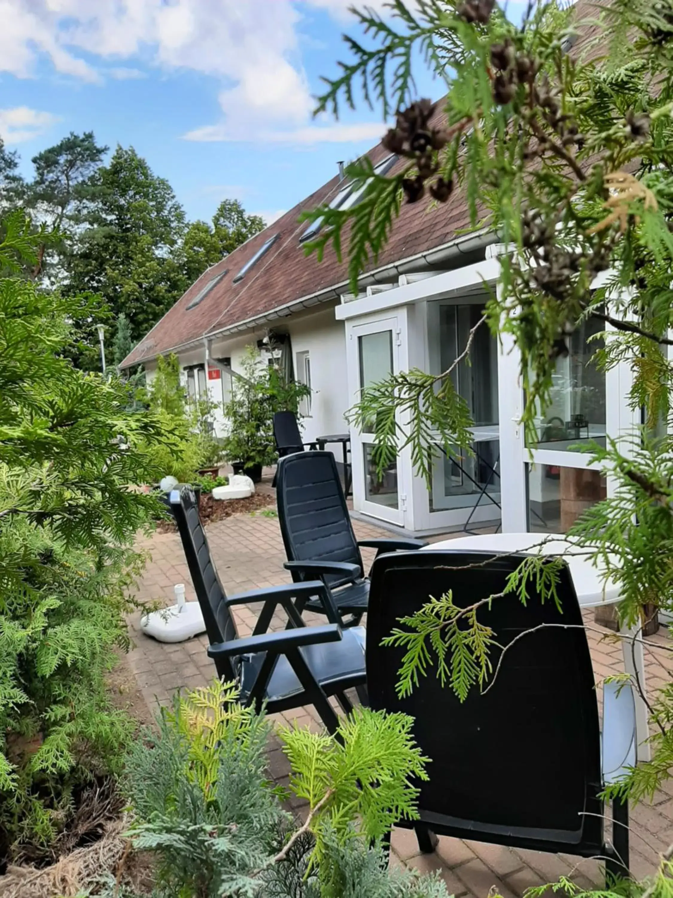 Double Room with Garden View in Pension Mark Double Room with Garden View in Pension Mark