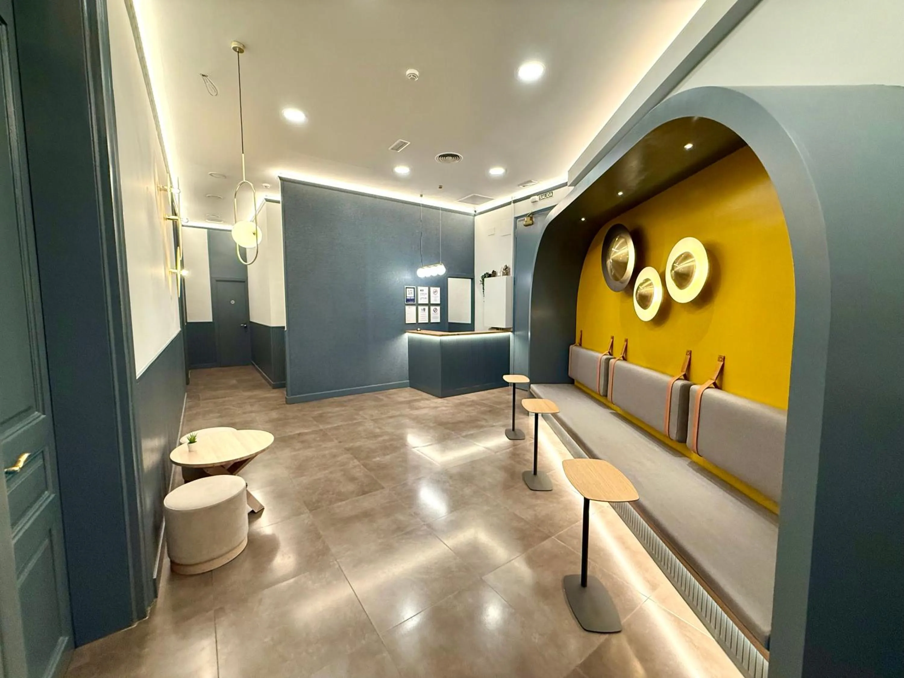 Lobby or reception in Hip Karma Hostel