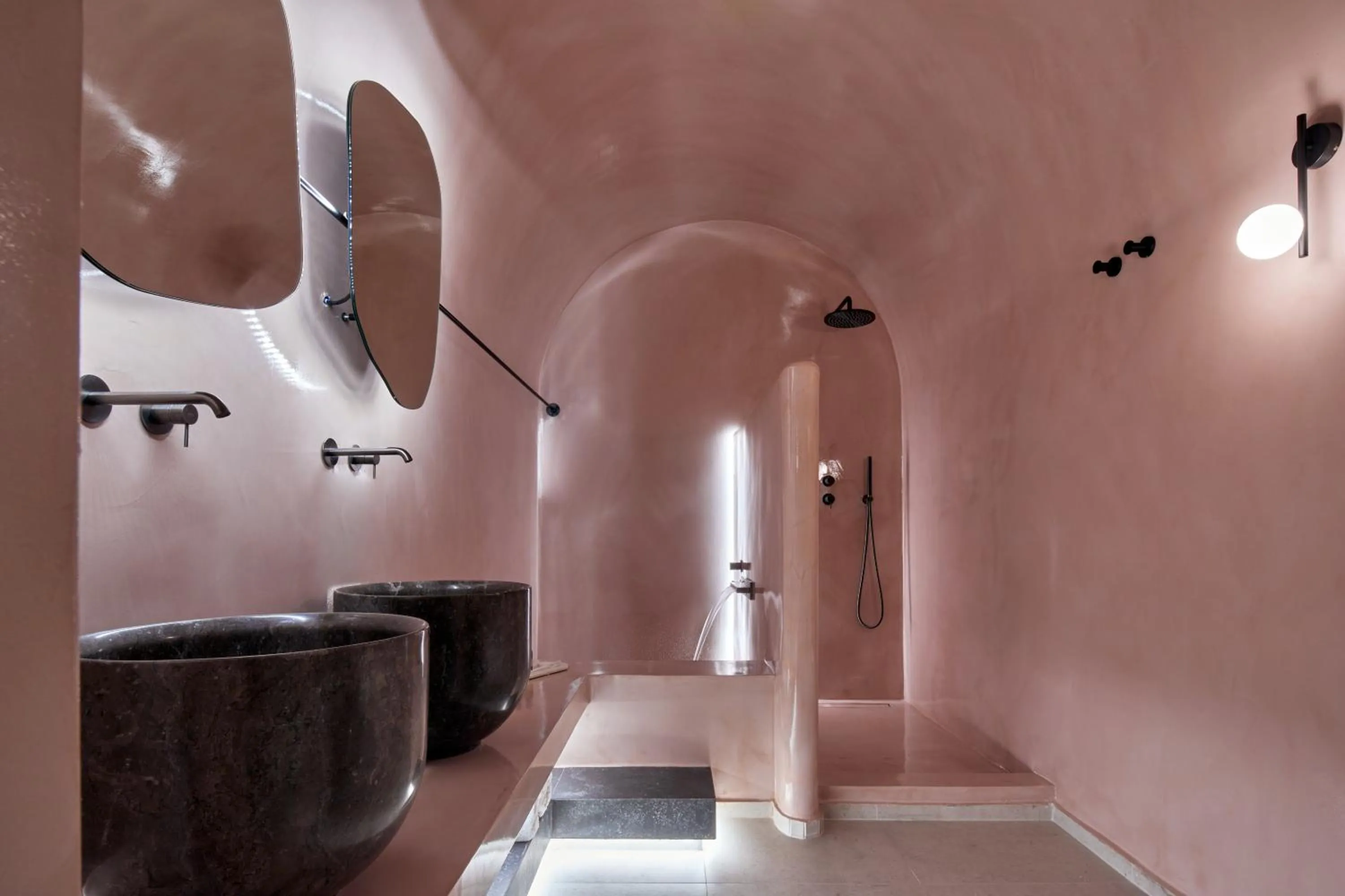 Bathroom in Oia Suites