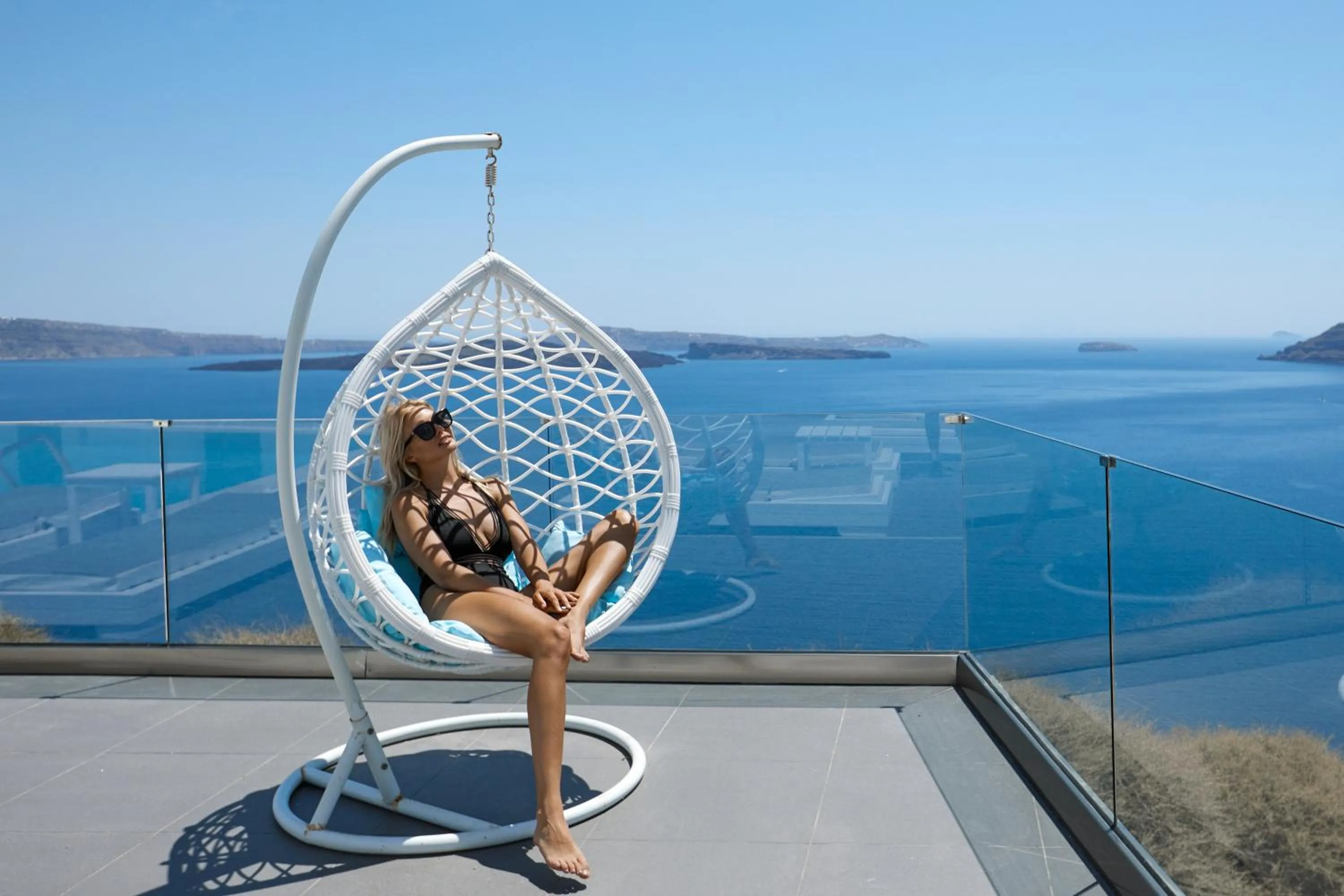 Sea view in Oia Suites