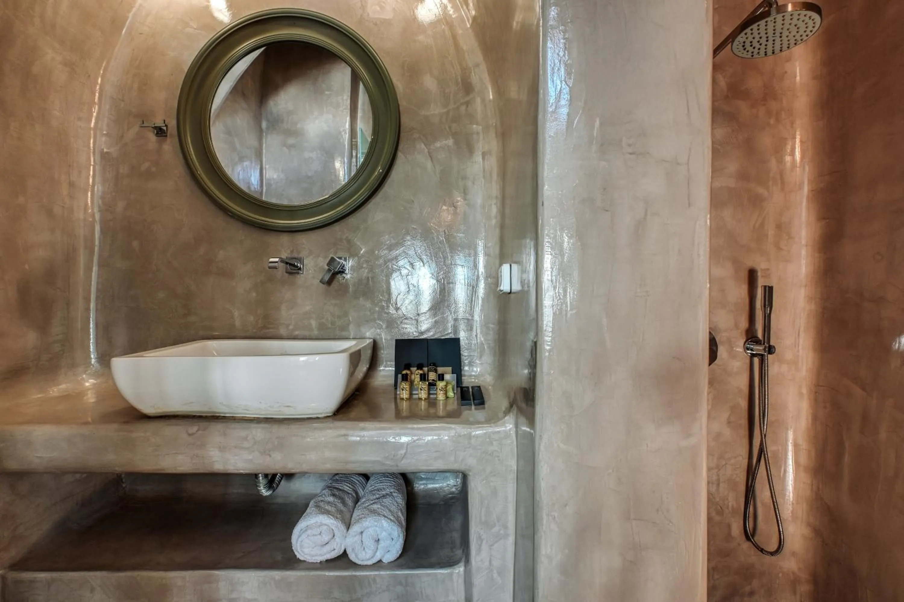 Bathroom in Oia Suites