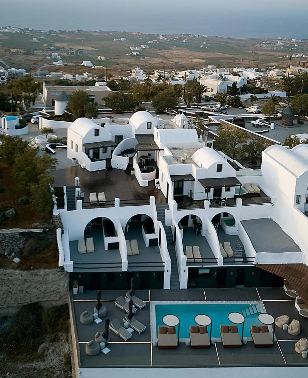 Property building in Oia Suites