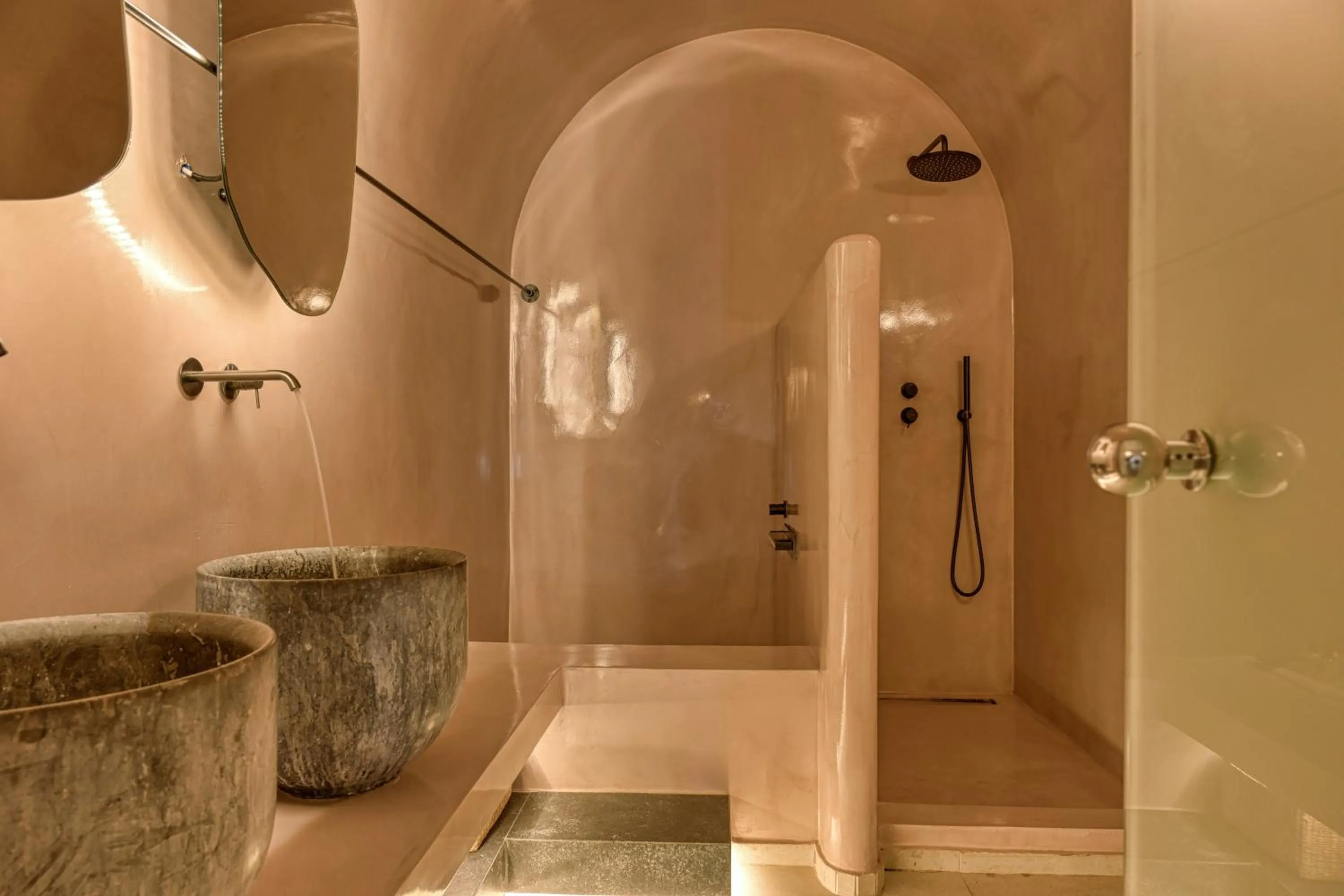 Bathroom in Oia Suites