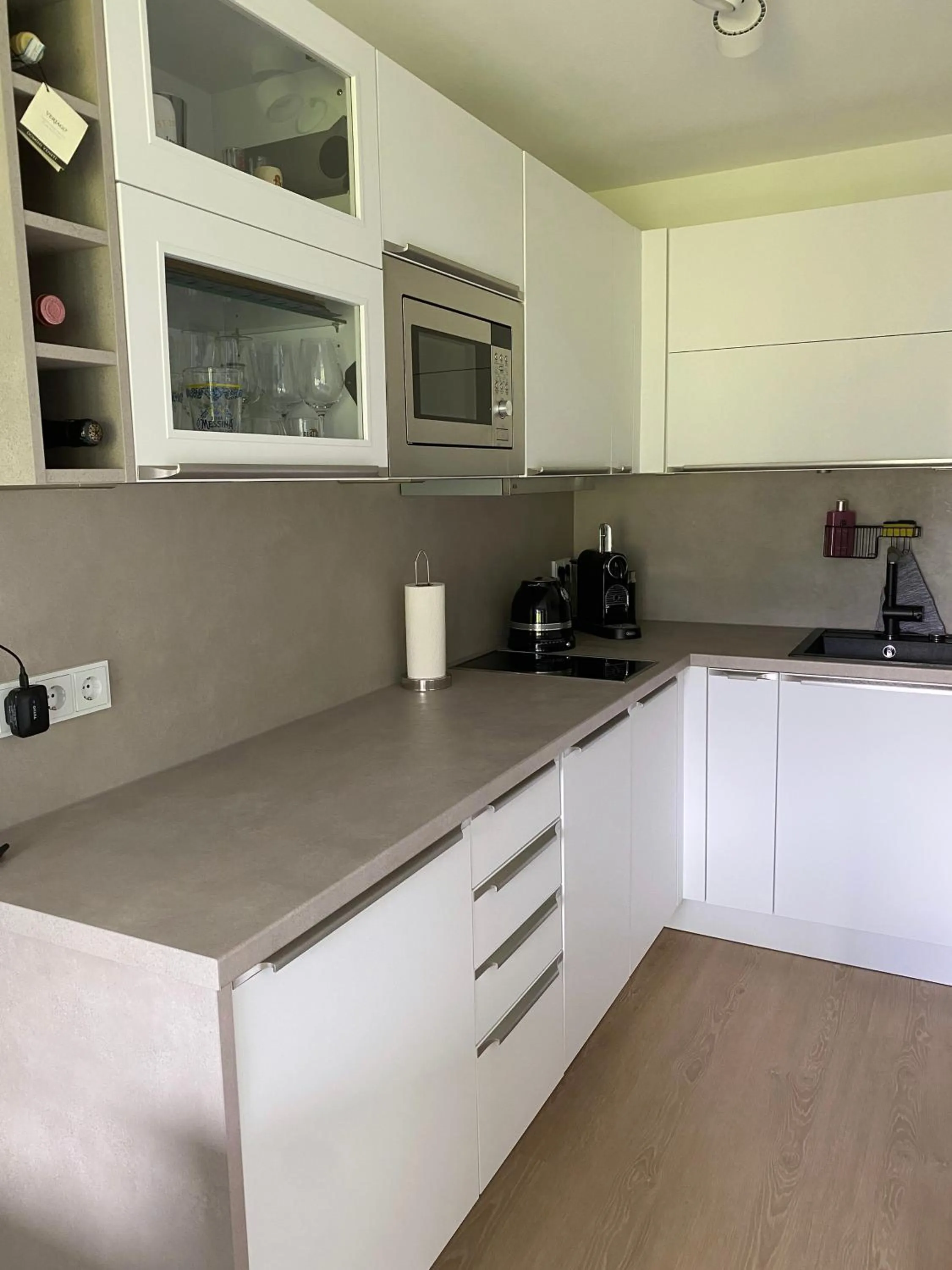 Kitchen or kitchenette in Familienhotel Kleinwalsertal