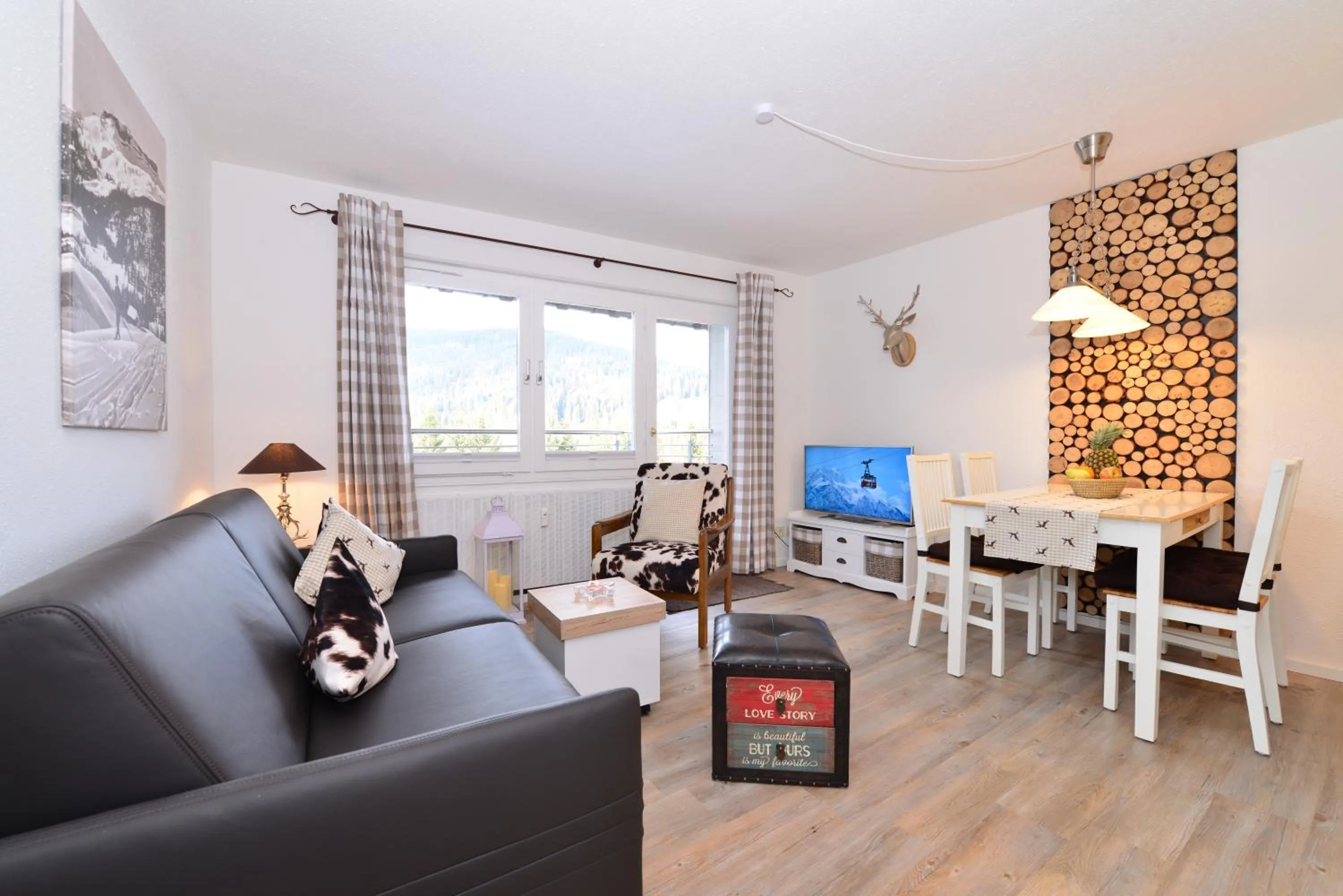 Living room in Familienhotel Kleinwalsertal