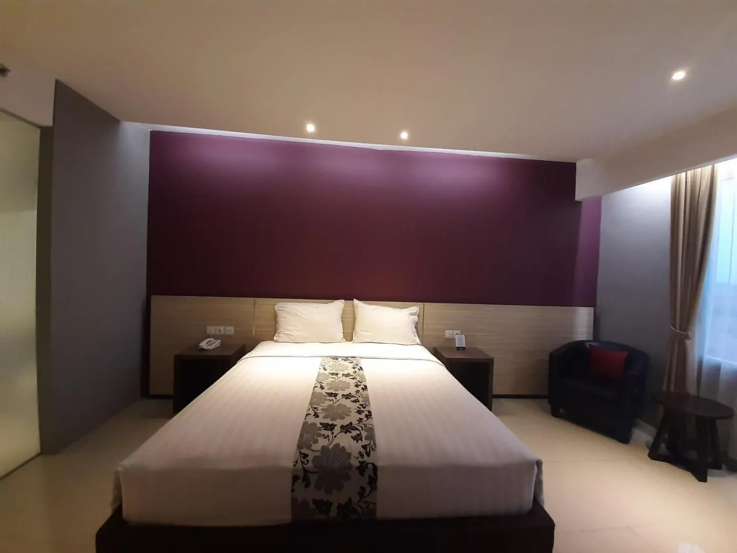 Bed in Hotel Asri Sumedang