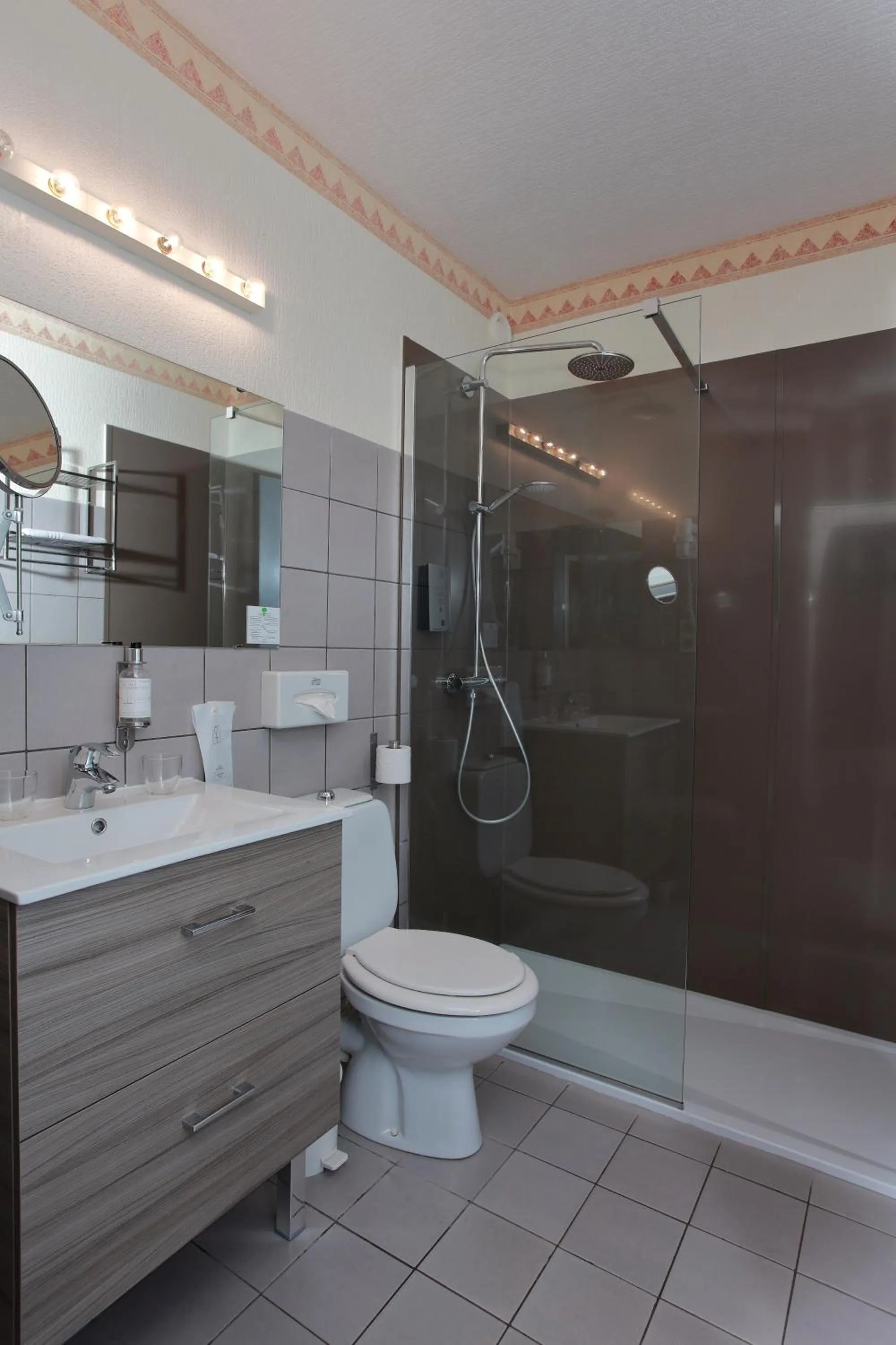 Shower in Logis Le Luth