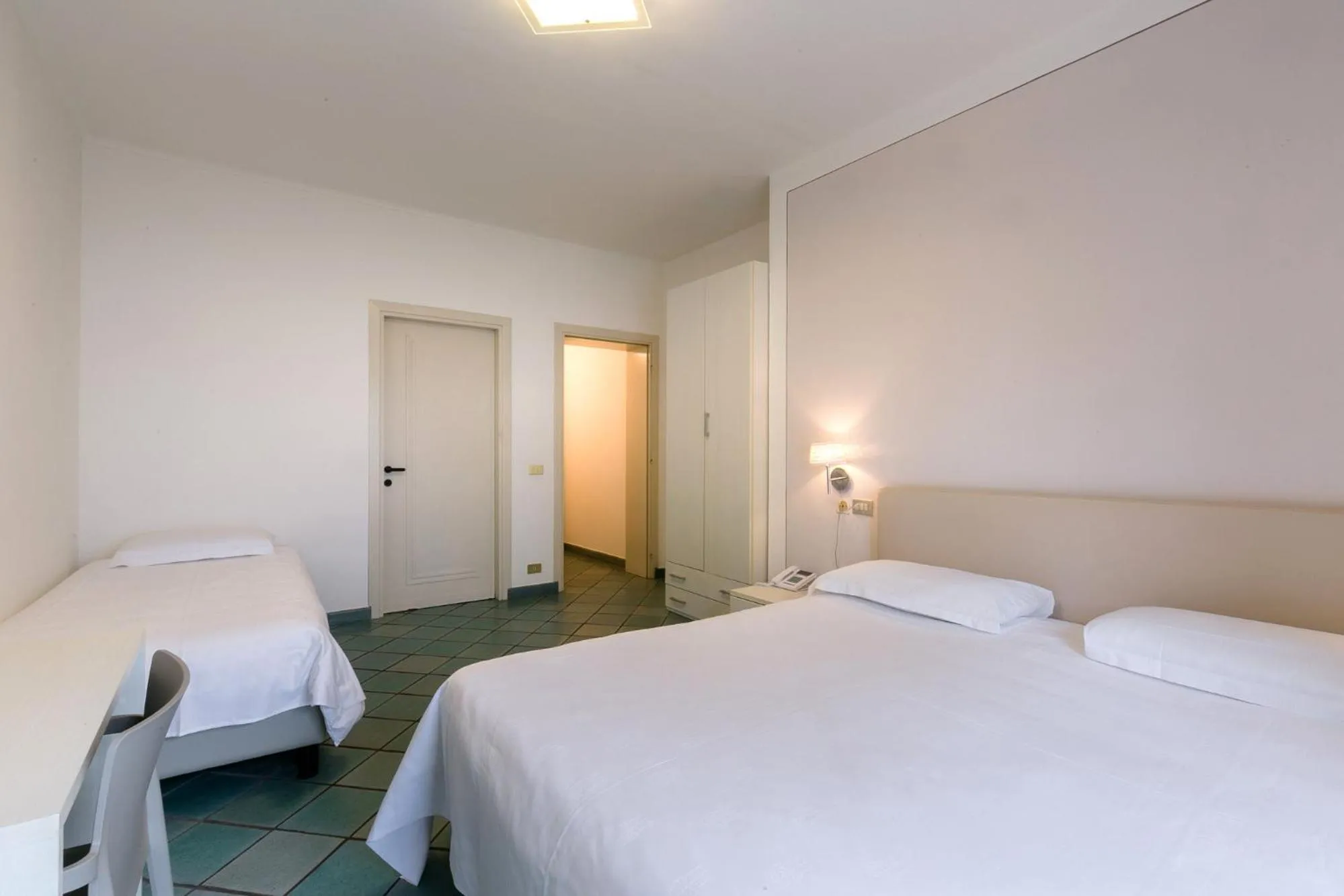 Bed in Hotel Saviola