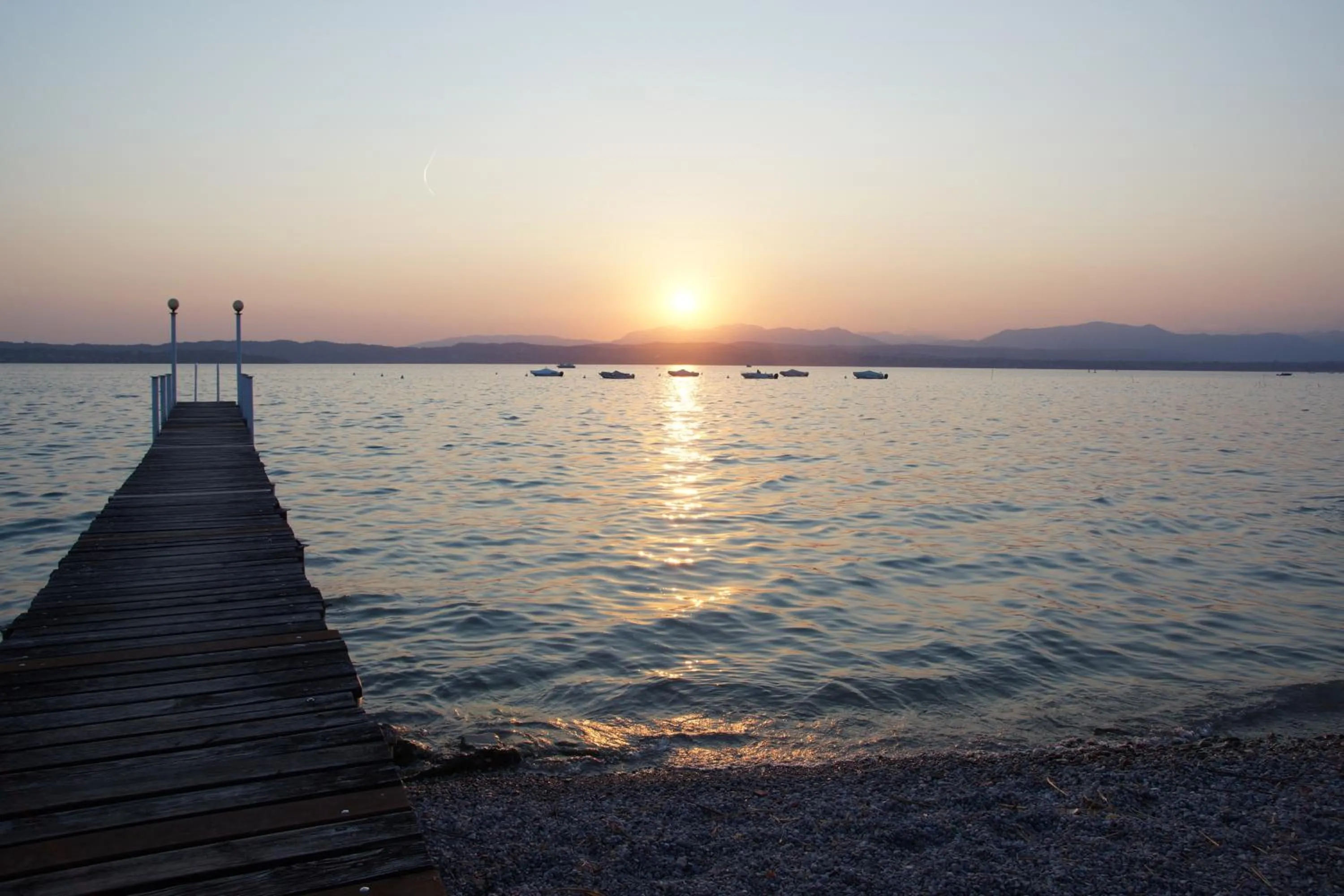 Sunset in Hotel Saviola