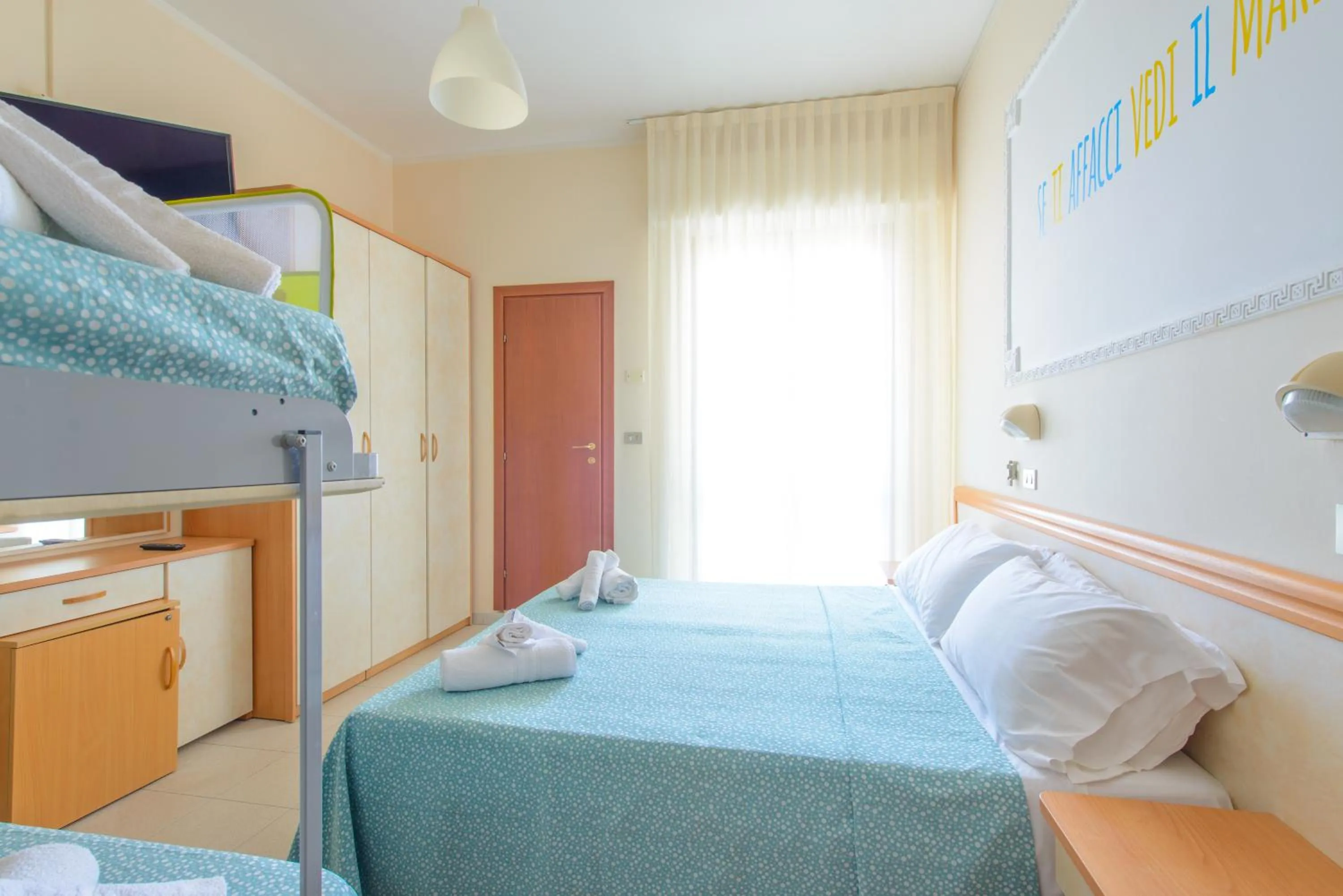 Bedroom in Hotel Nuova Medusa Rimini