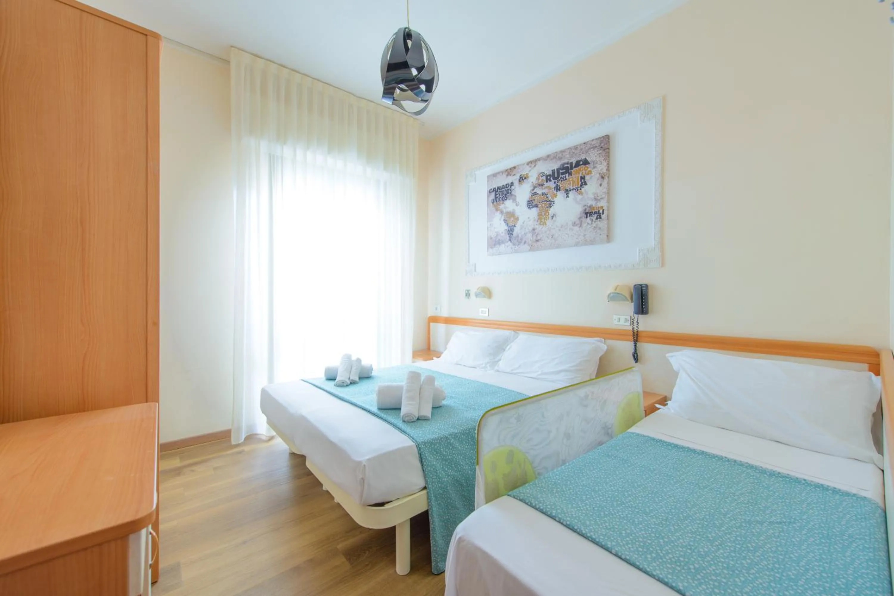 Bedroom in Hotel Nuova Medusa Rimini