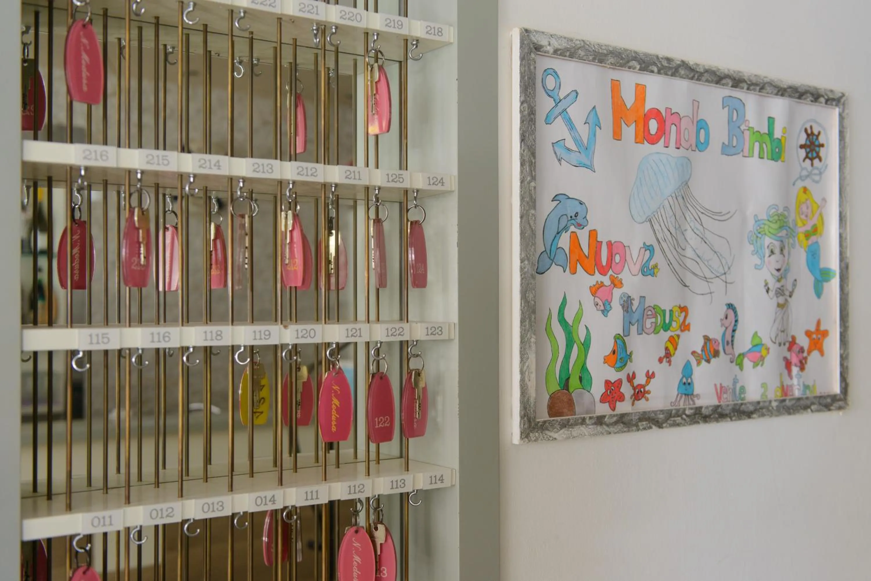 Lobby or reception in Hotel Nuova Medusa Rimini