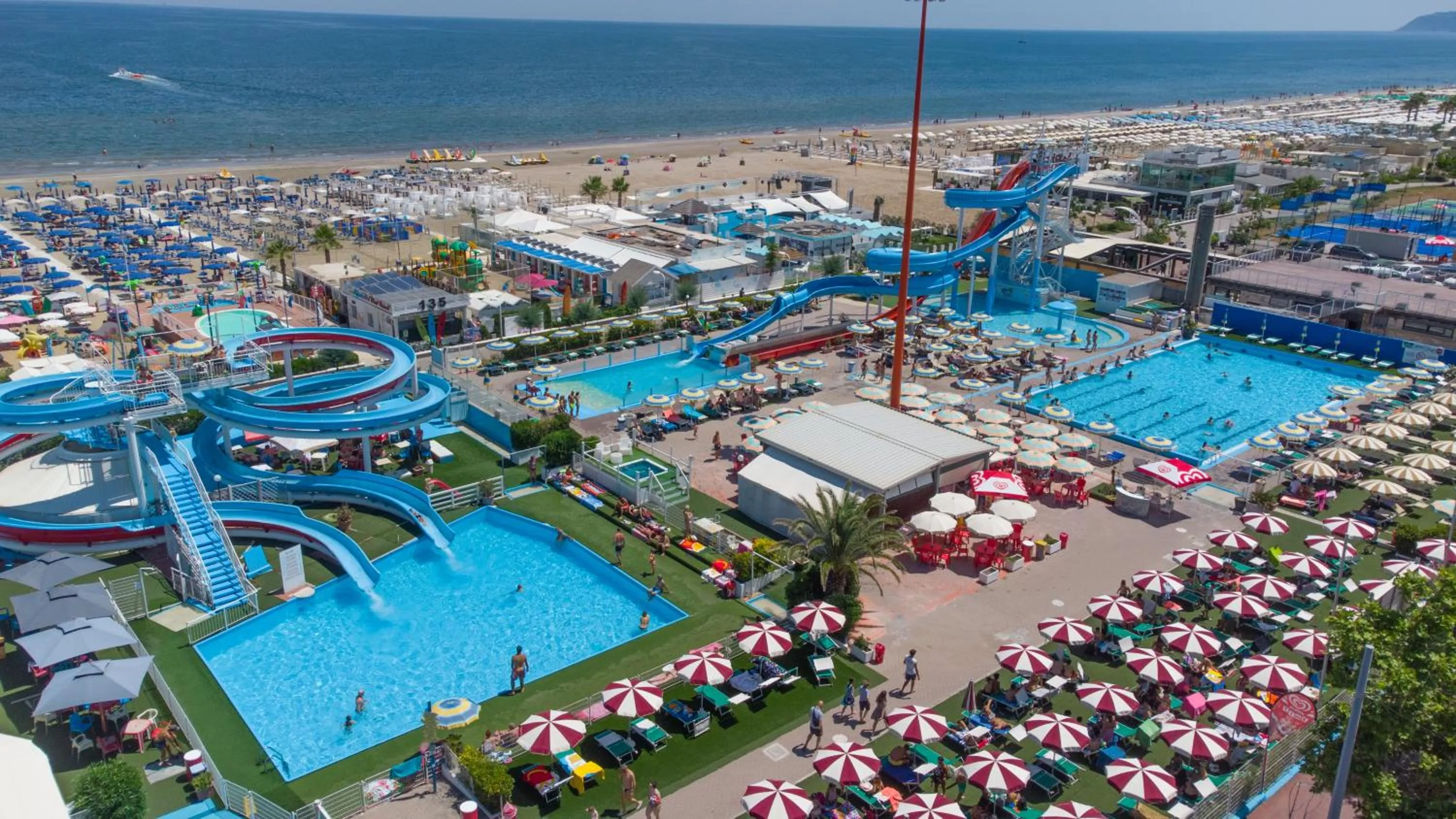 Aqua park in Hotel Nuova Medusa Rimini