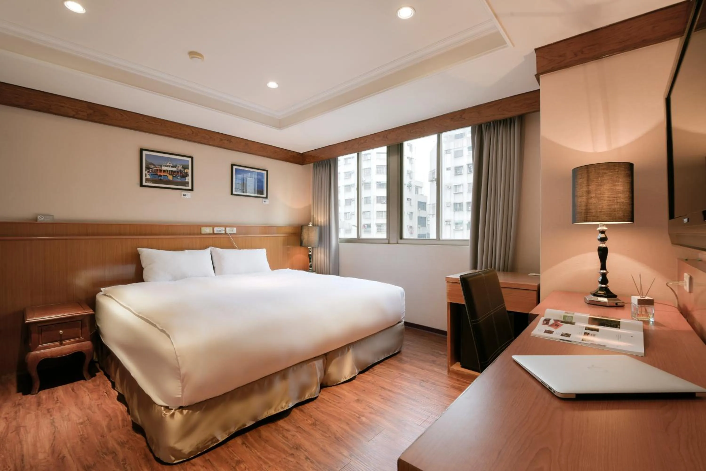 Bed in The Rivero Hotel