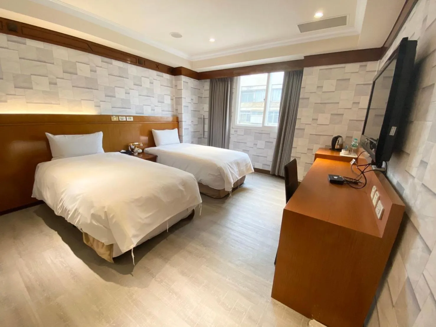 Bed in The Rivero Hotel