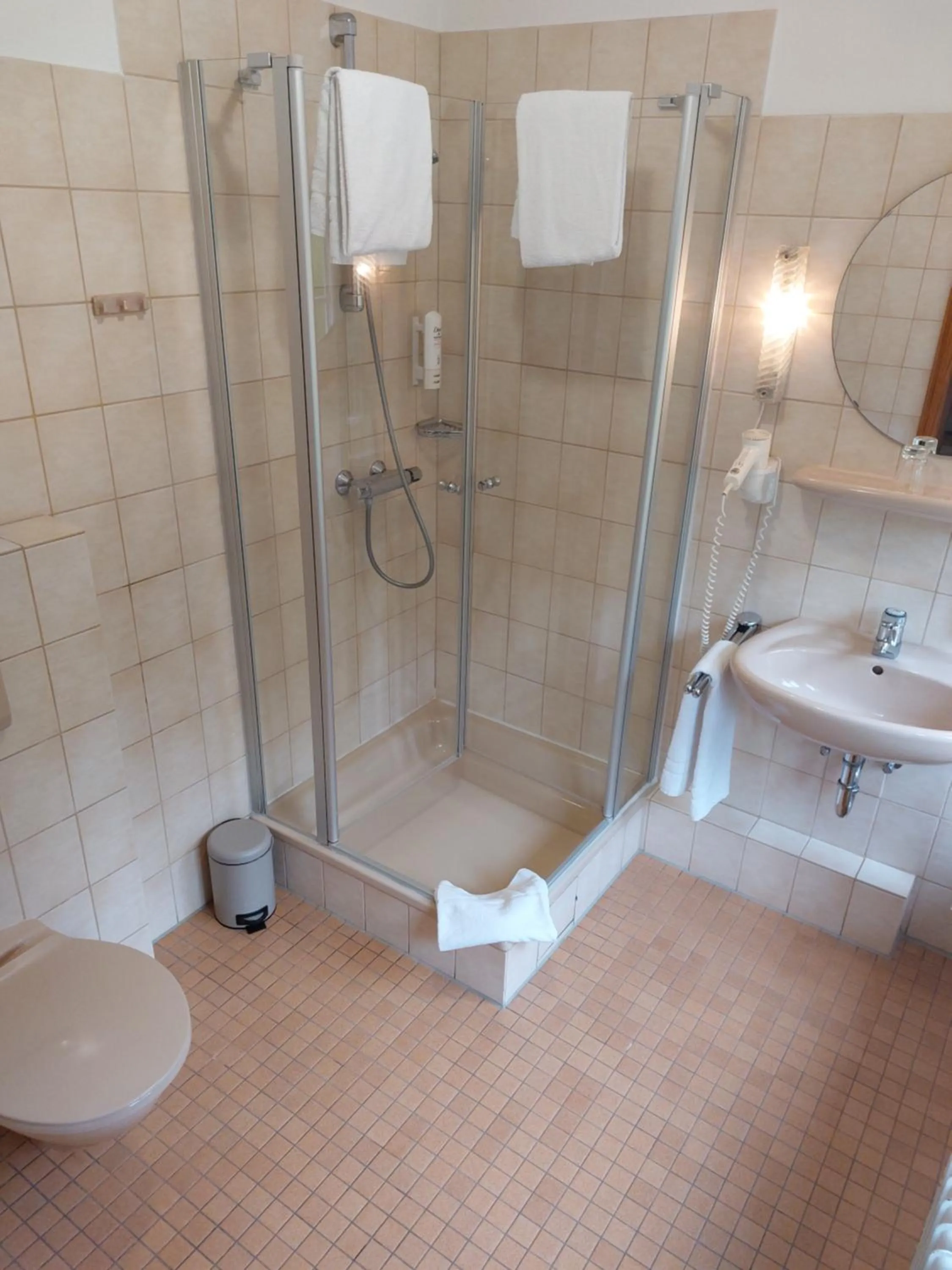 Shower in Landhaus Haverbeckhof